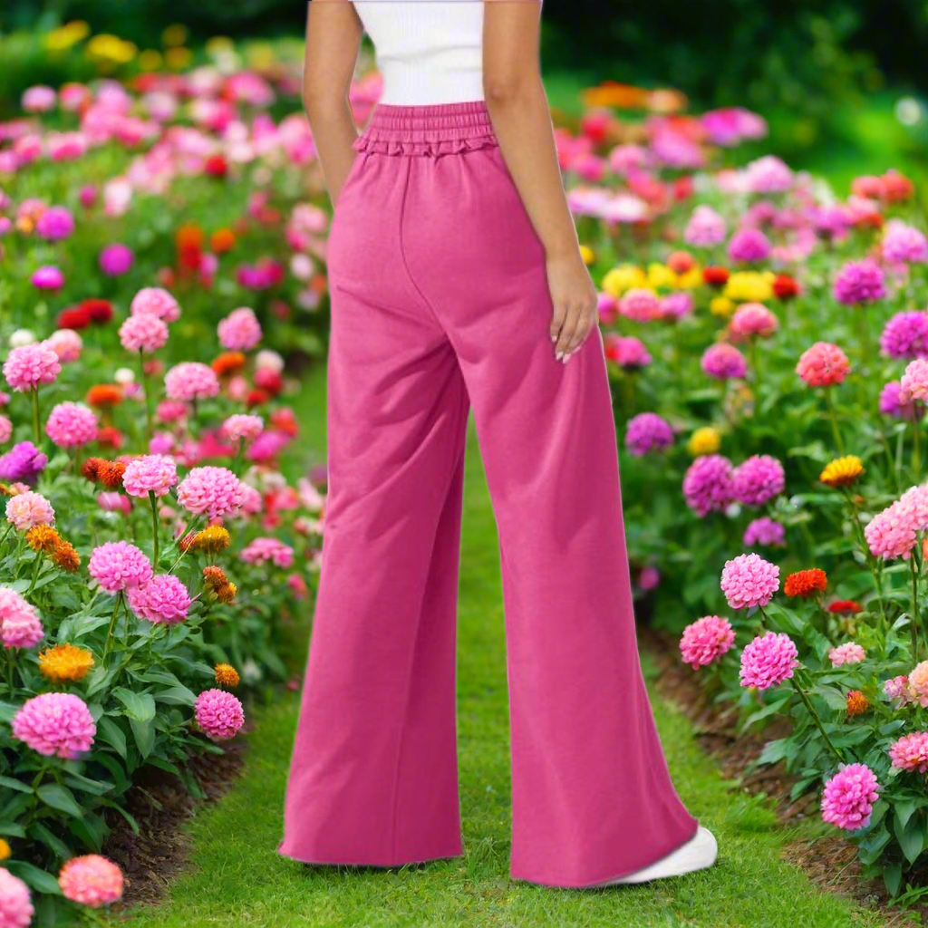 High Waist Wide Leg Pants