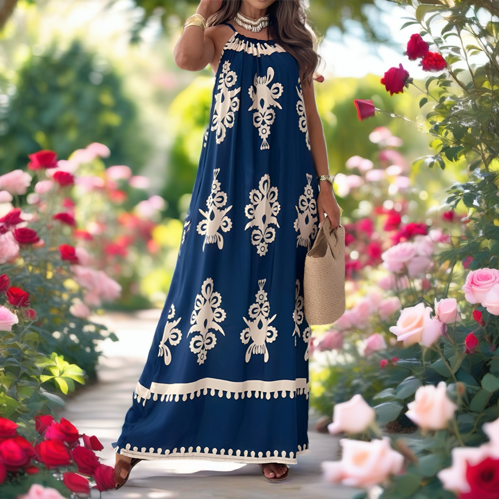 Floral Printed Maxi Dress