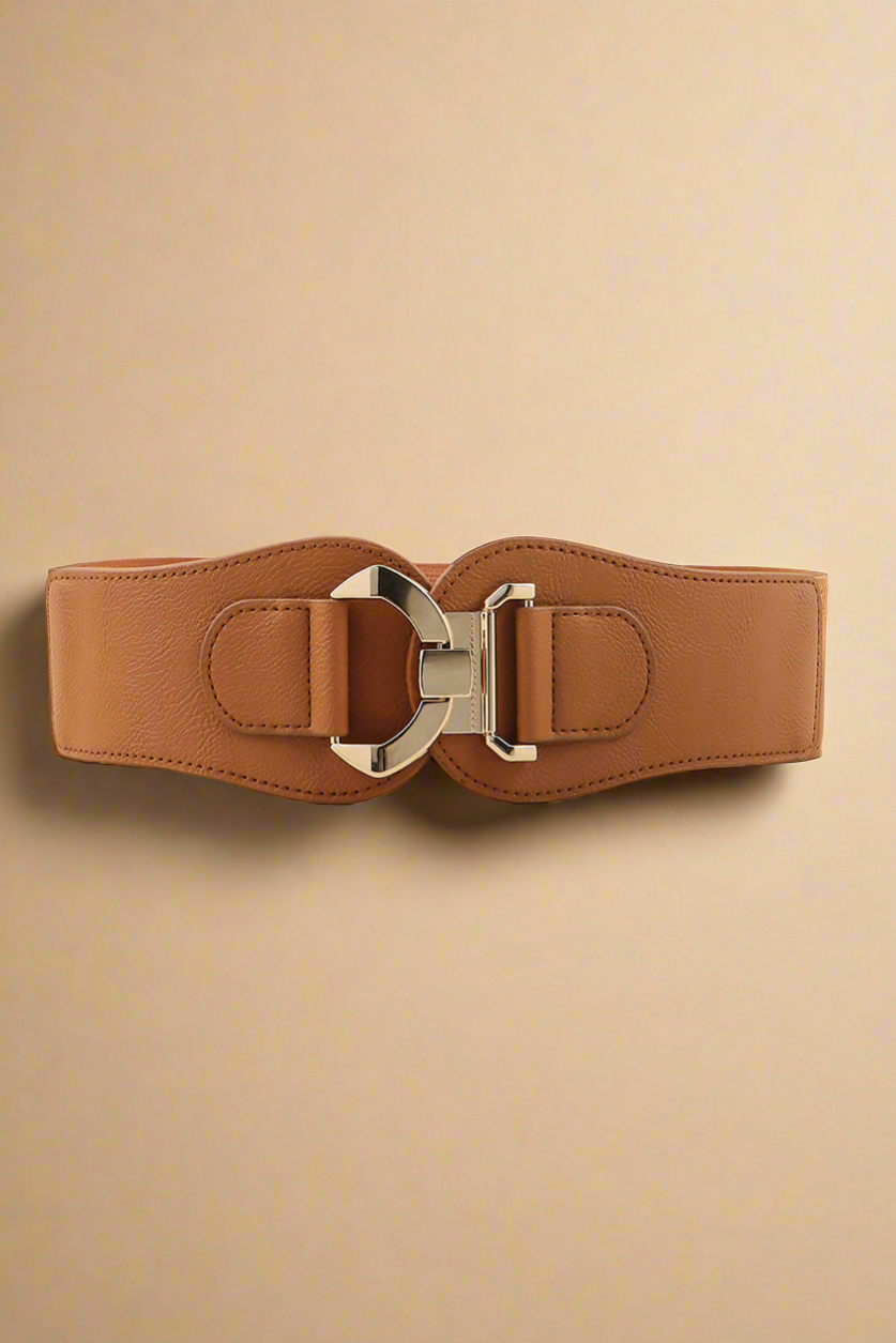Alloy Buckle Elastic Belt