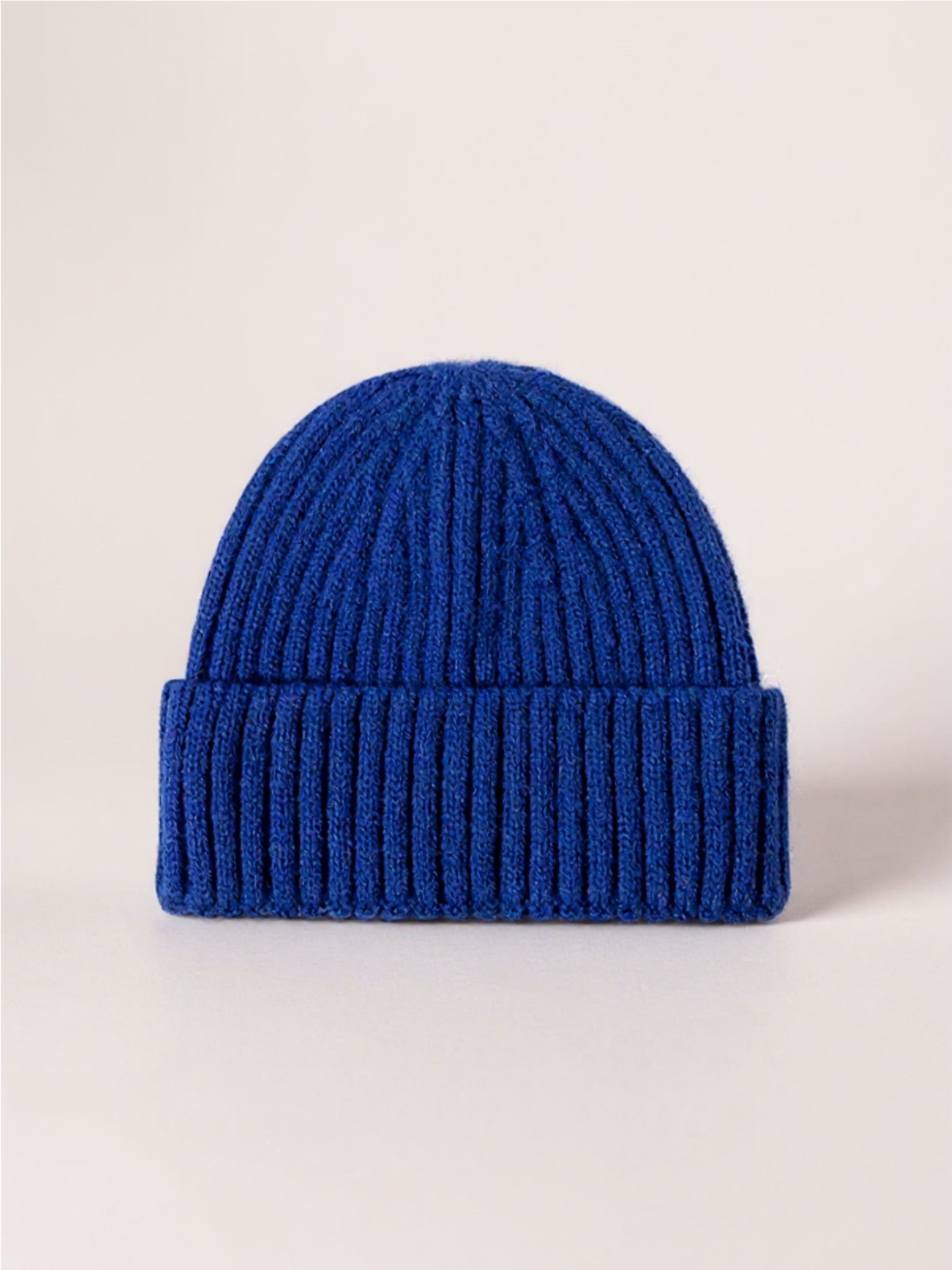 Rib-Knit Cuff Beanie