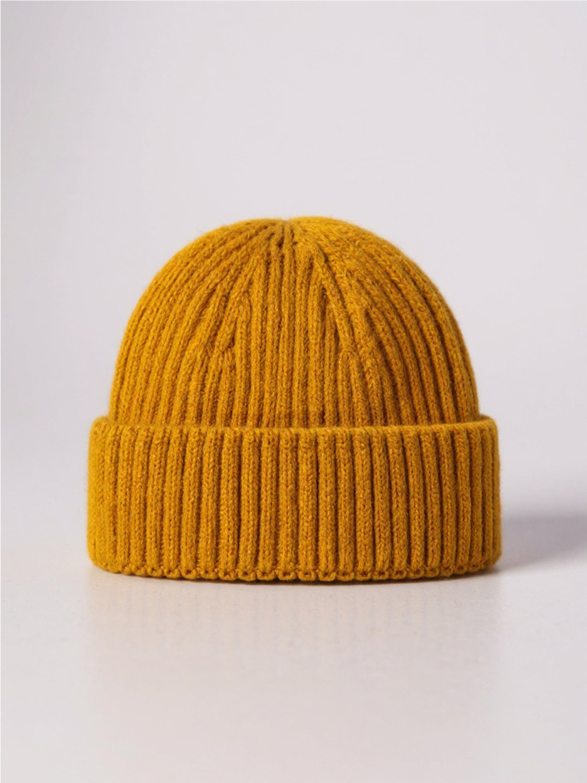 Rib-Knit Cuff Beanie