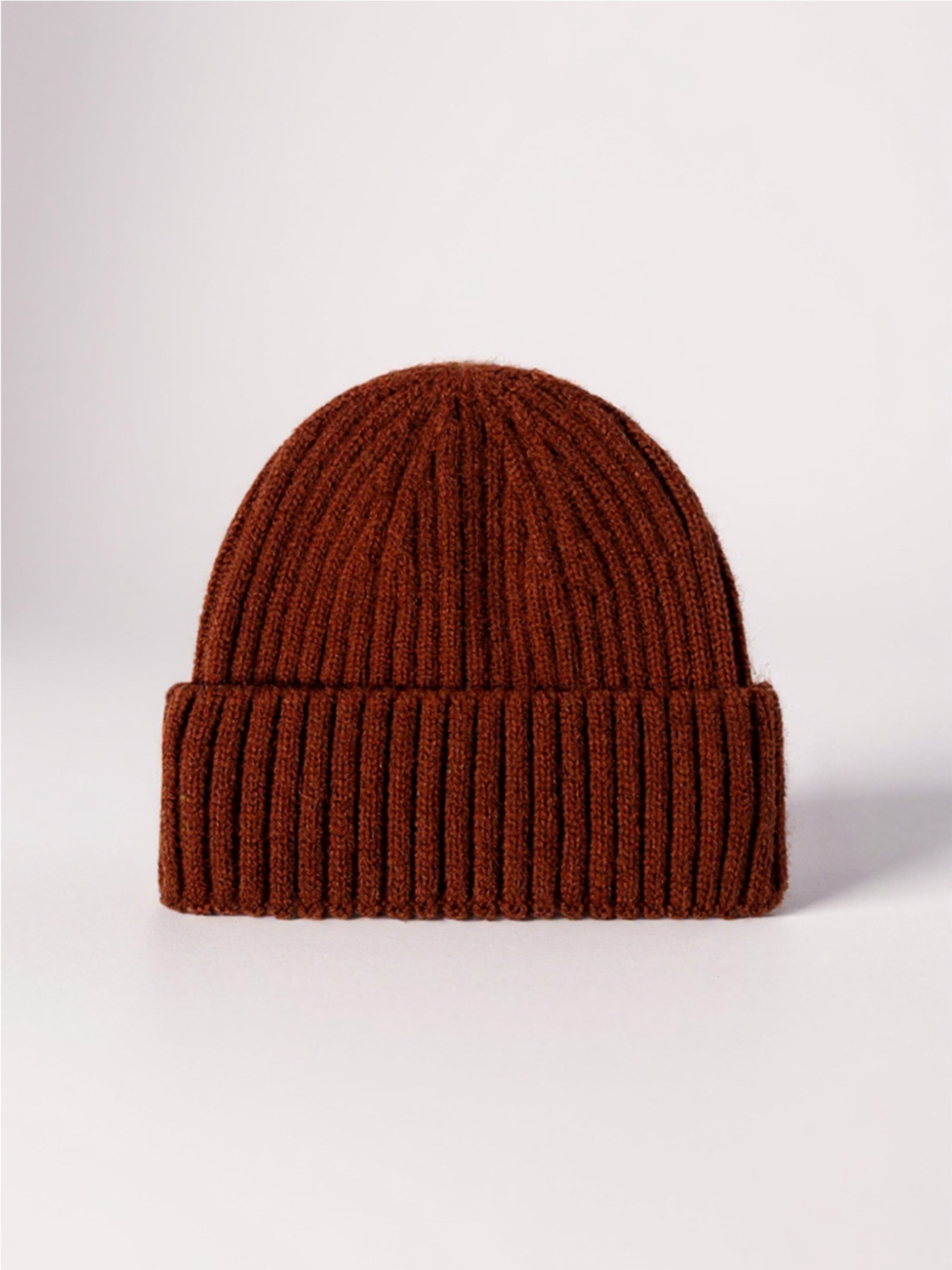 Rib-Knit Cuff Beanie