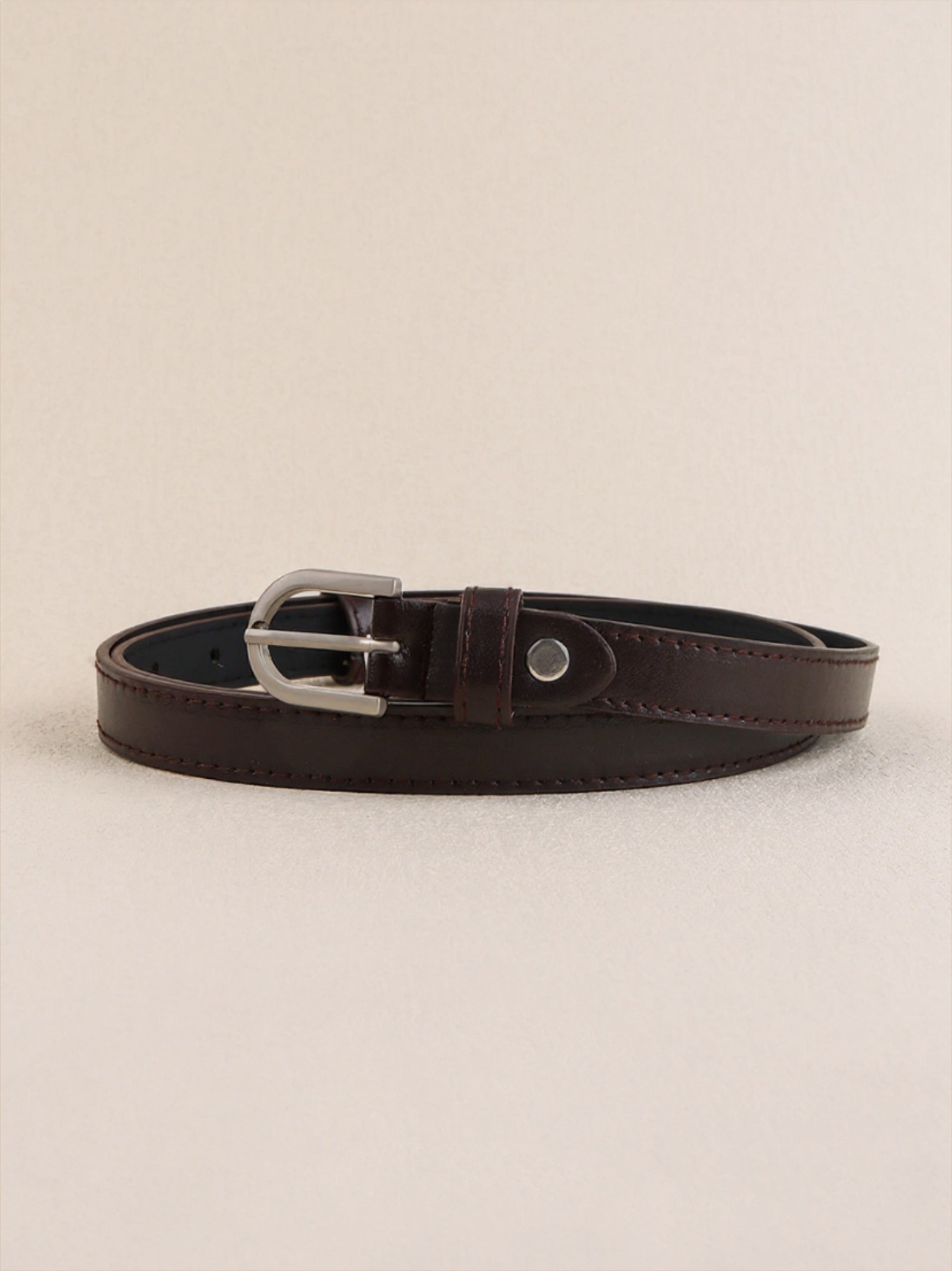 Black Vegan Leather Belt