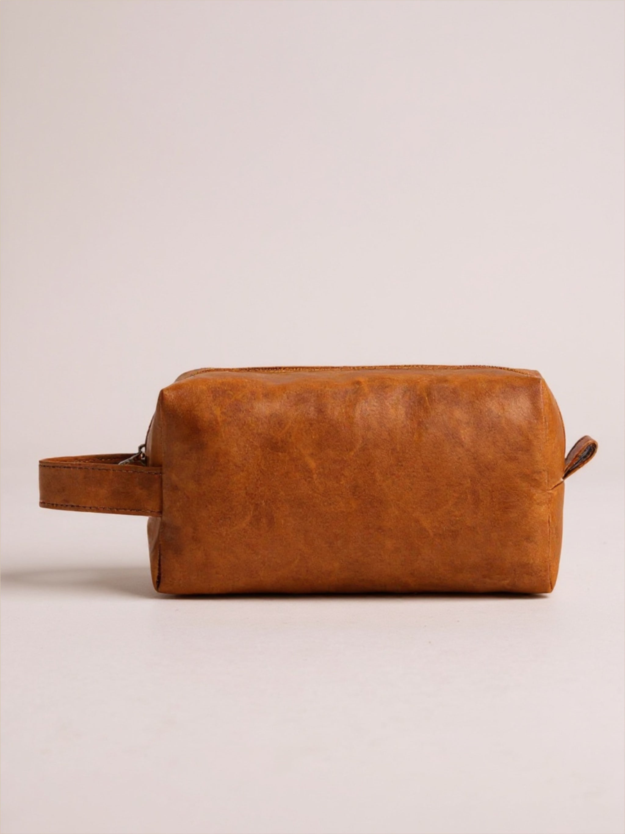 Vegan Leather Makeup Bag