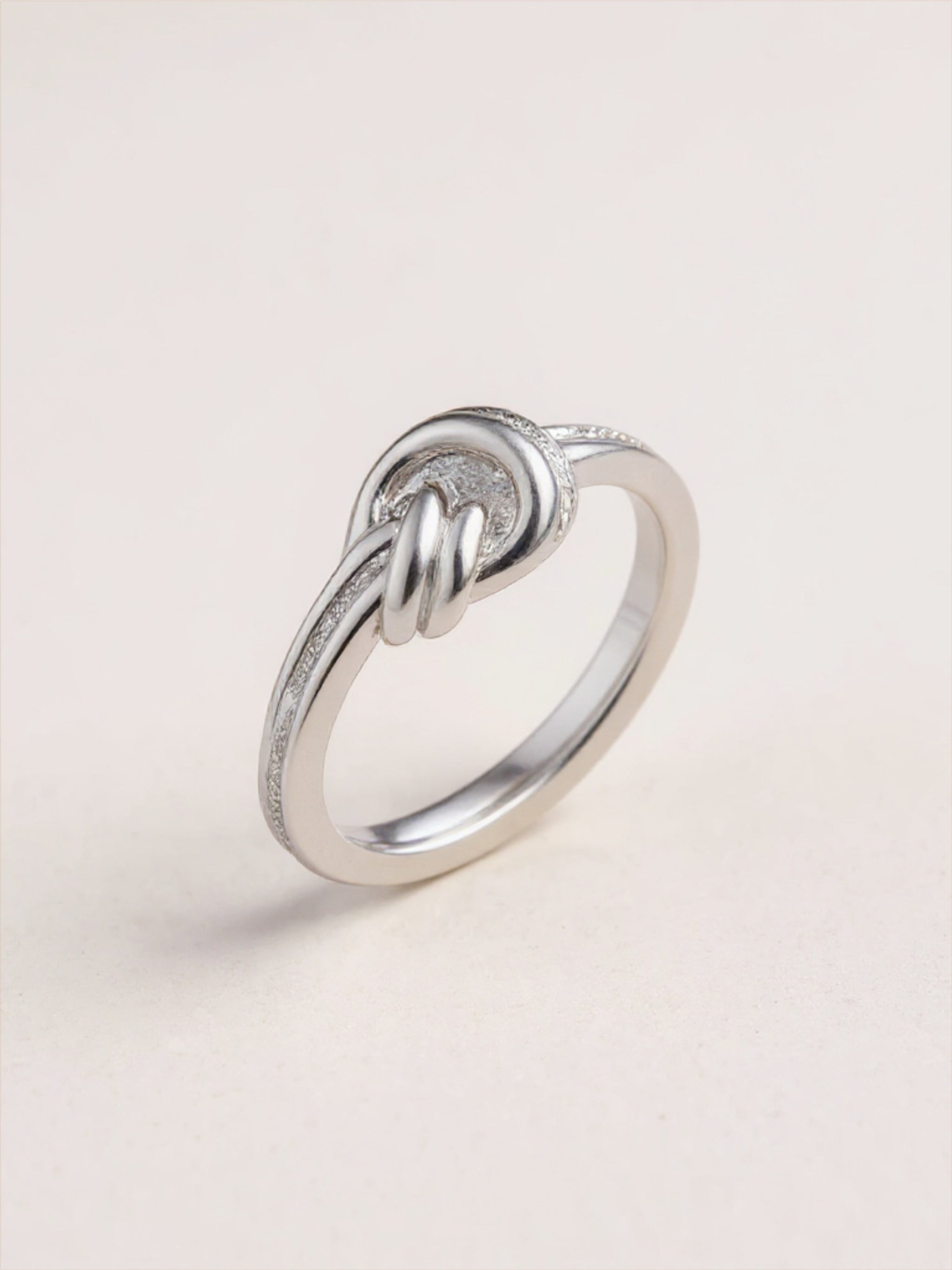 Titanium Steel Knot Ring