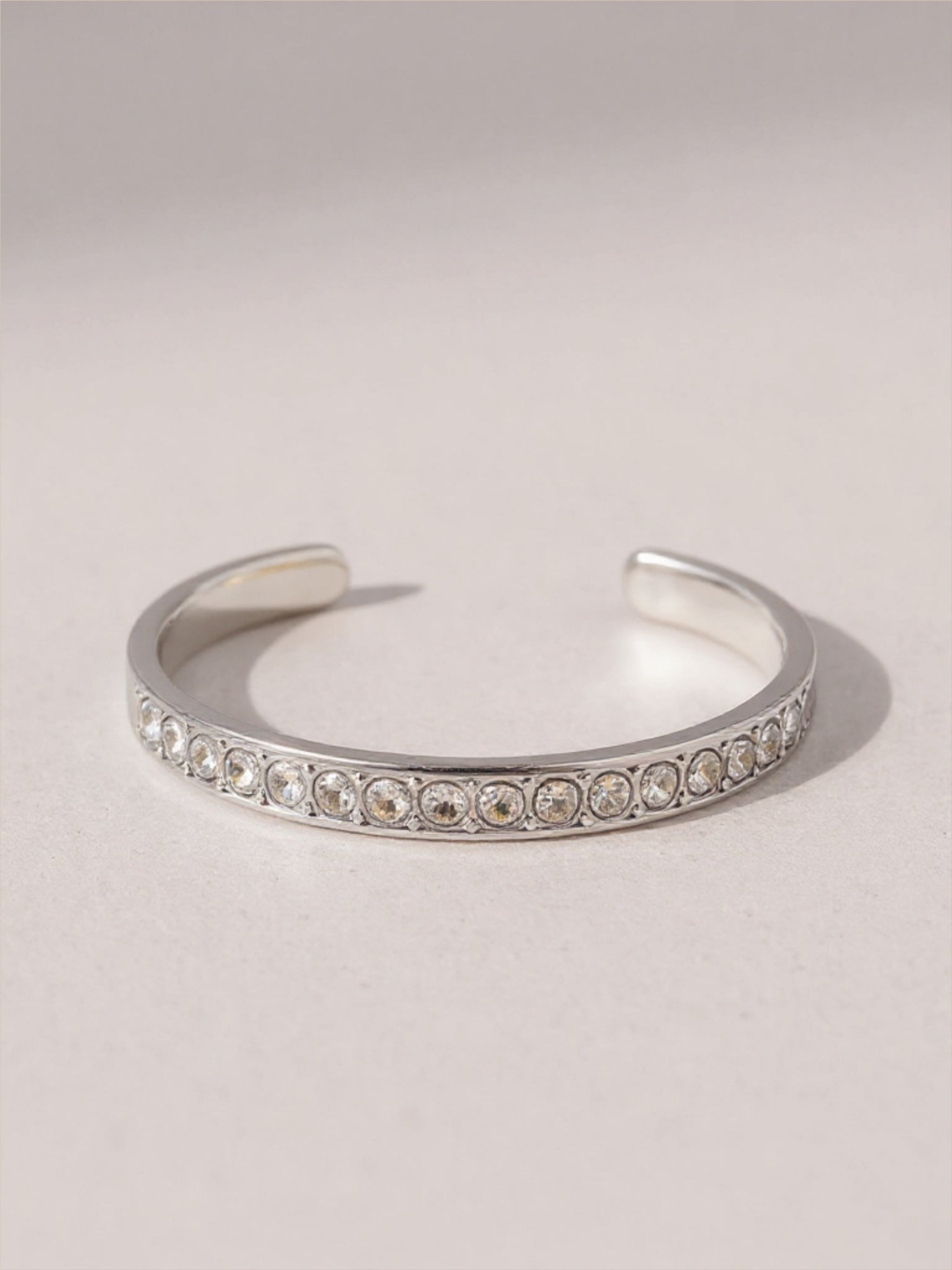 Stainless Steel Inlaid CZ Bracelet