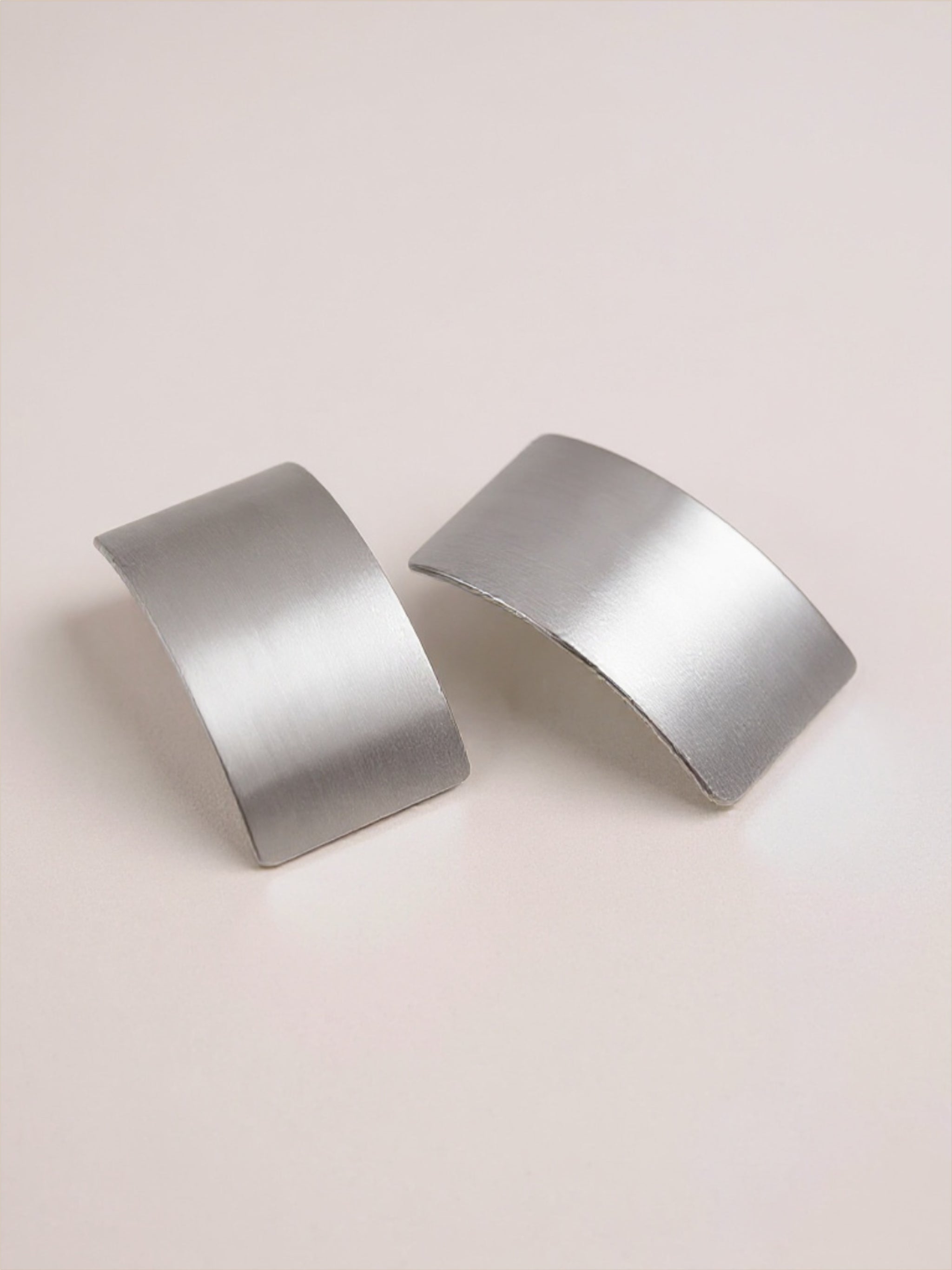 Stainless Steel Rectangle Earring