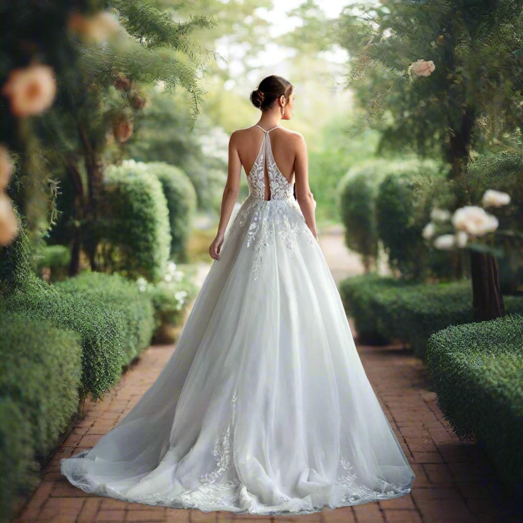 Lace A-line Wedding Dress