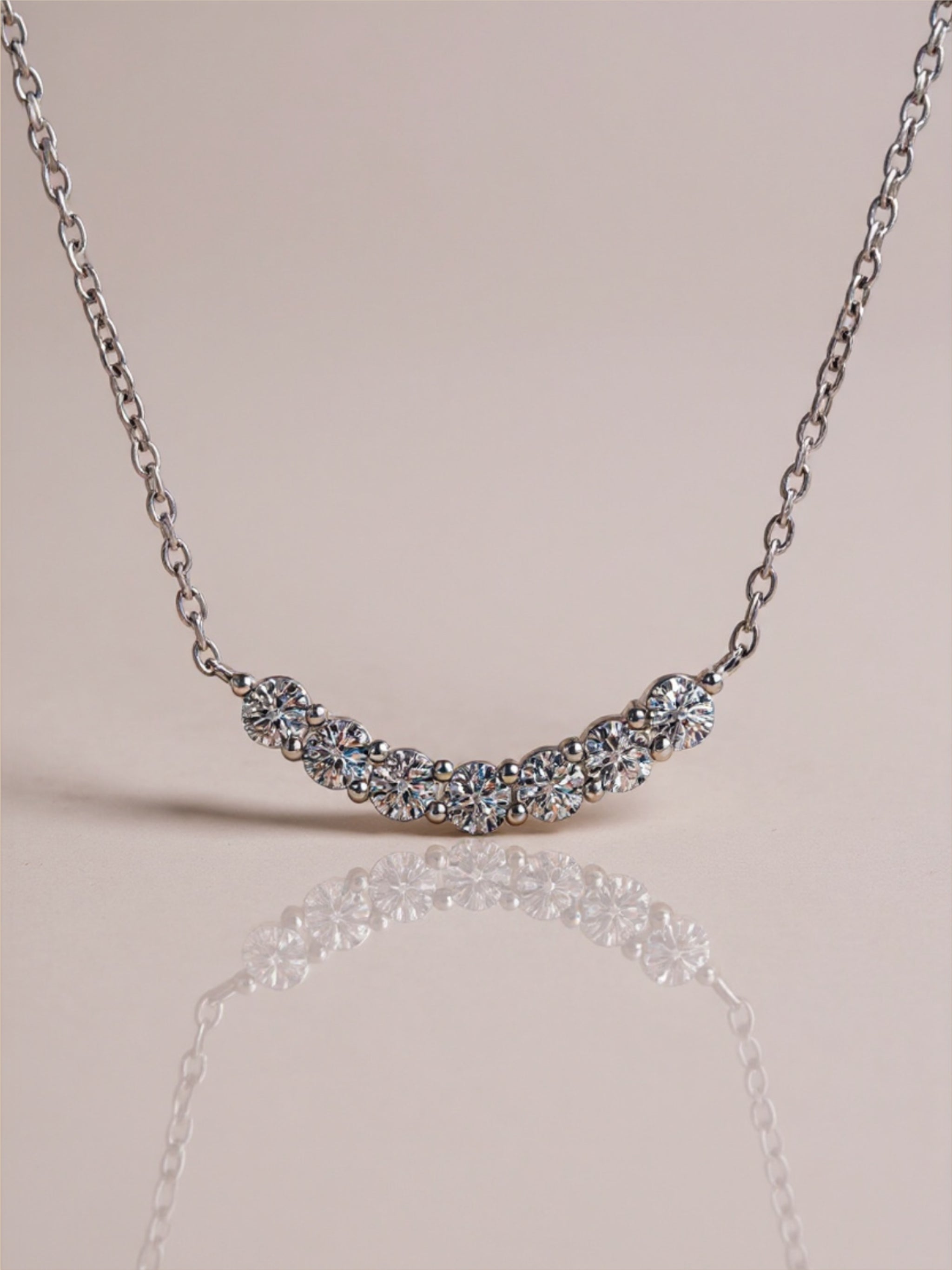 1.4 Carat Moissanite 925 Sterling Silver Necklace