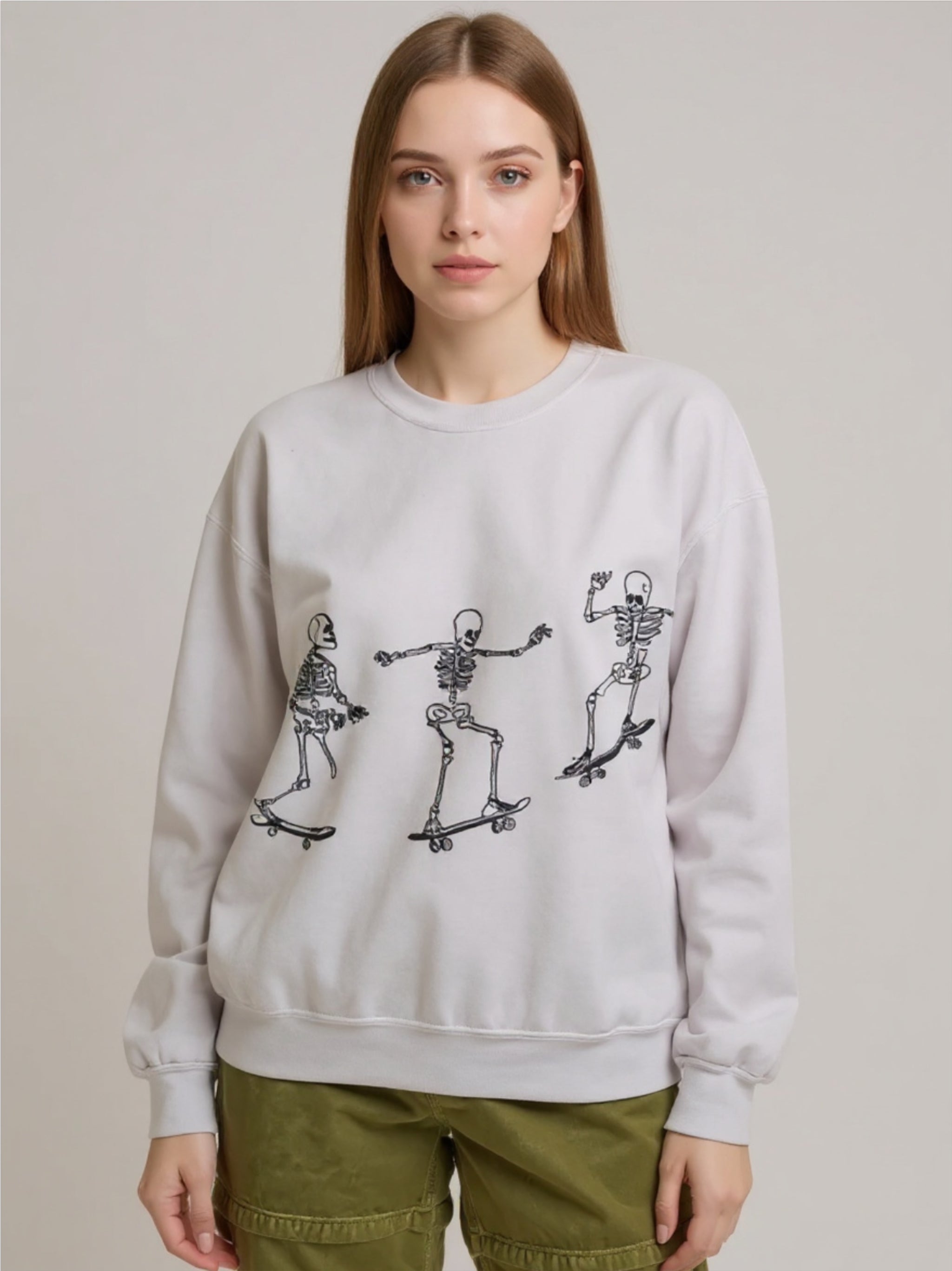 Skeleton Graphic Sweatshirt