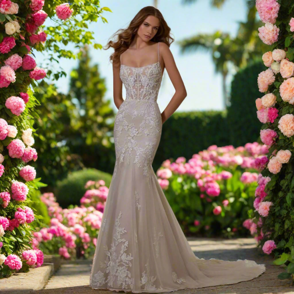 Lace & Tulle Mermaid Wedding Dress
