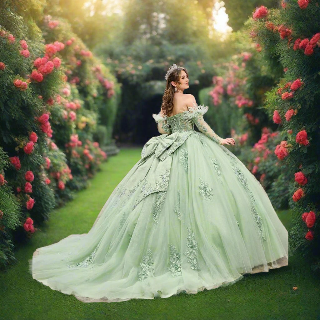 Off The Shoulder Quinceanera Dress Ball Gown