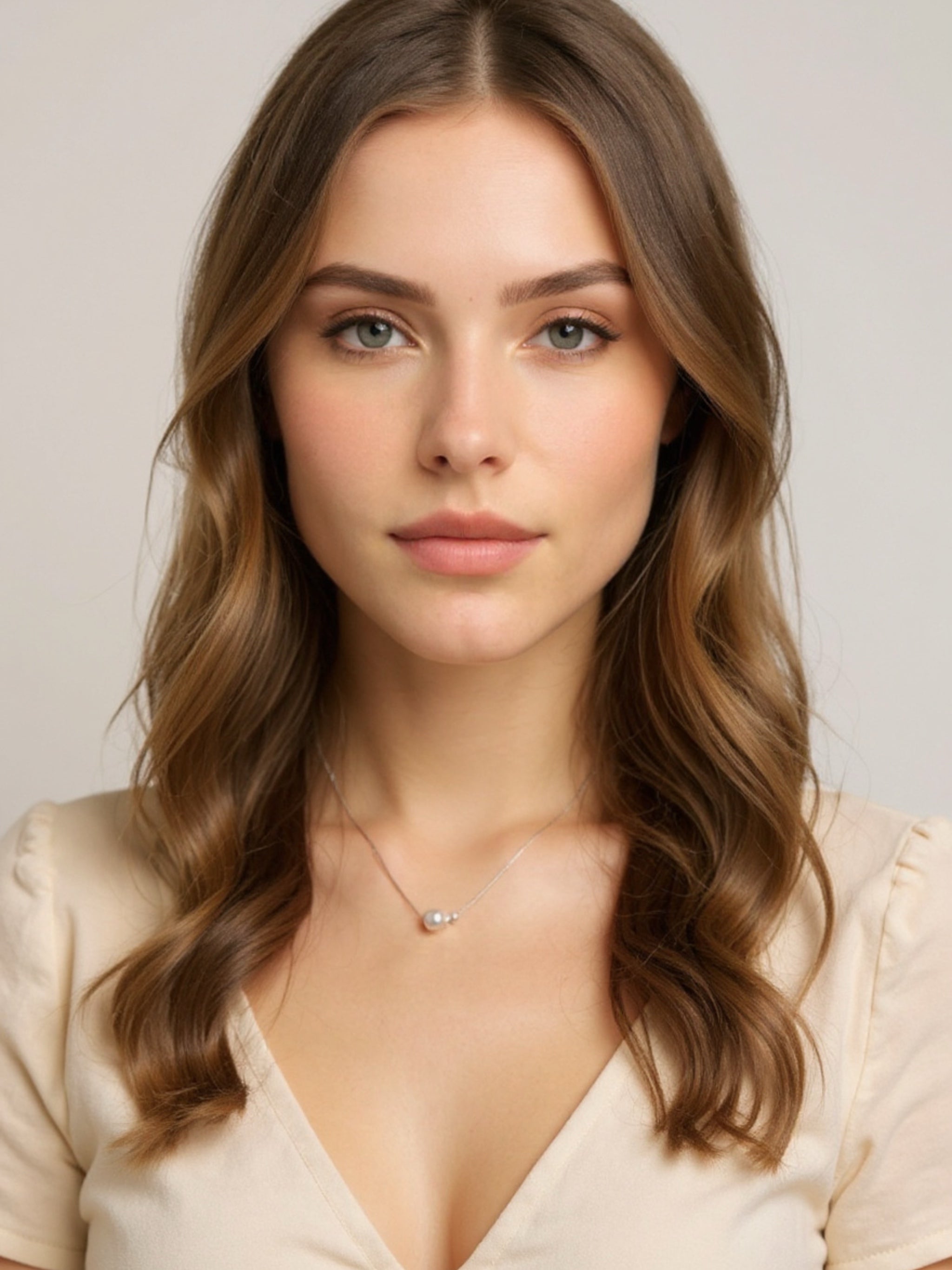 925 Sterling Silver Pearl Necklace