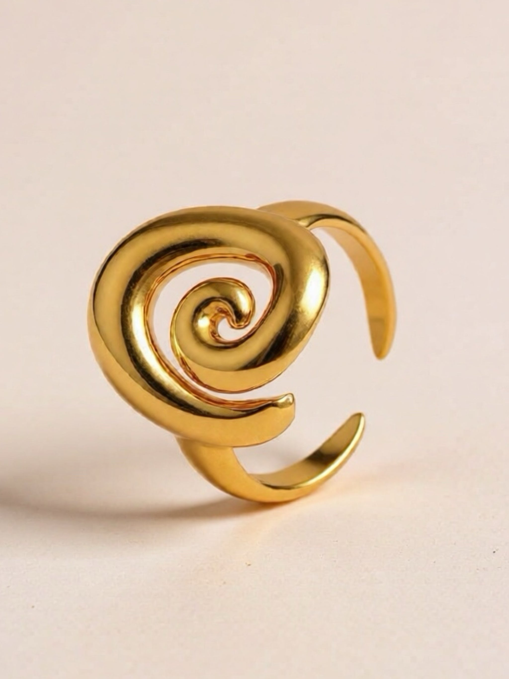 Titanium Steel Spiral Ring