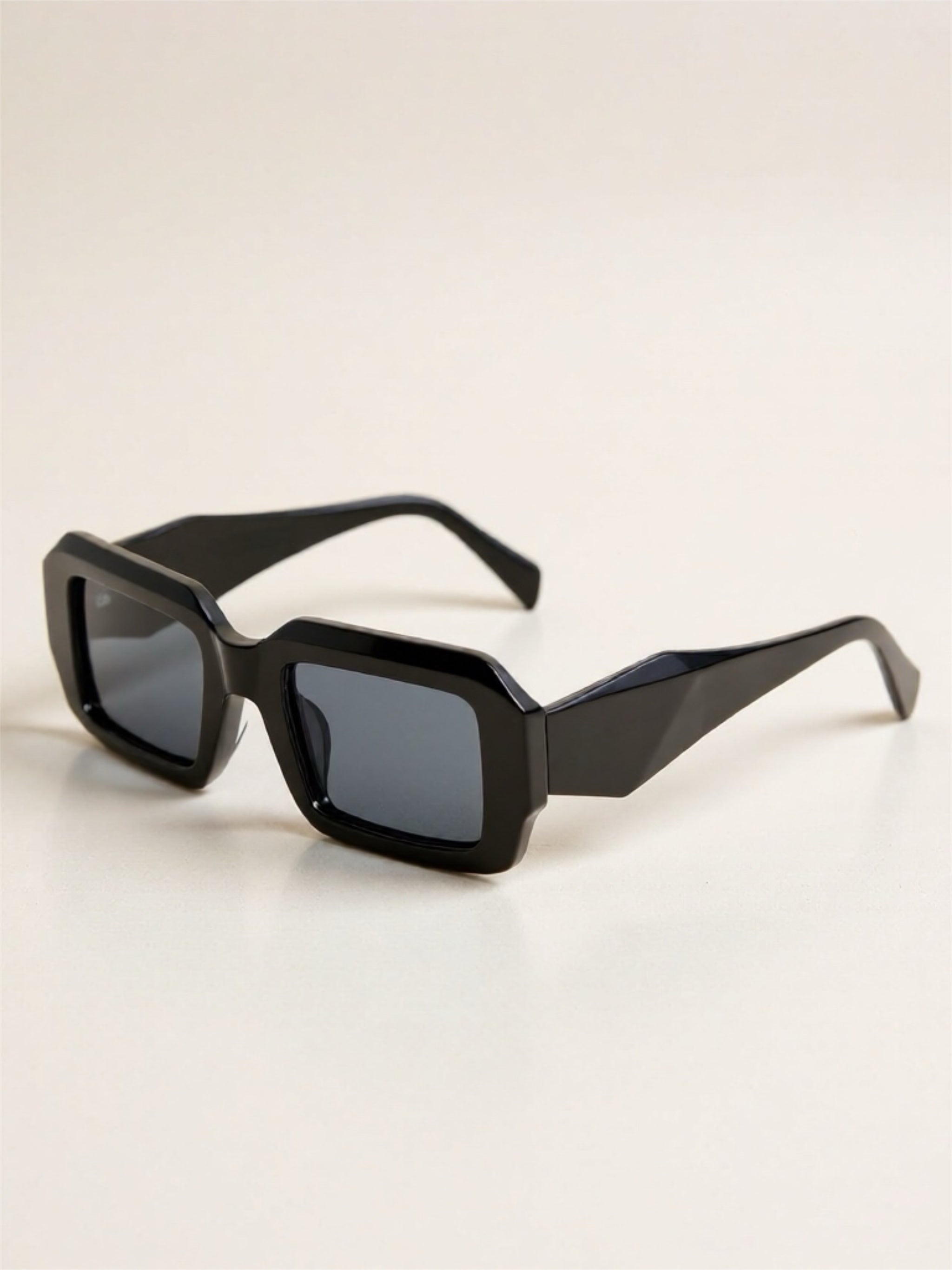 Rectangle Lens Full Rim Sunglasses