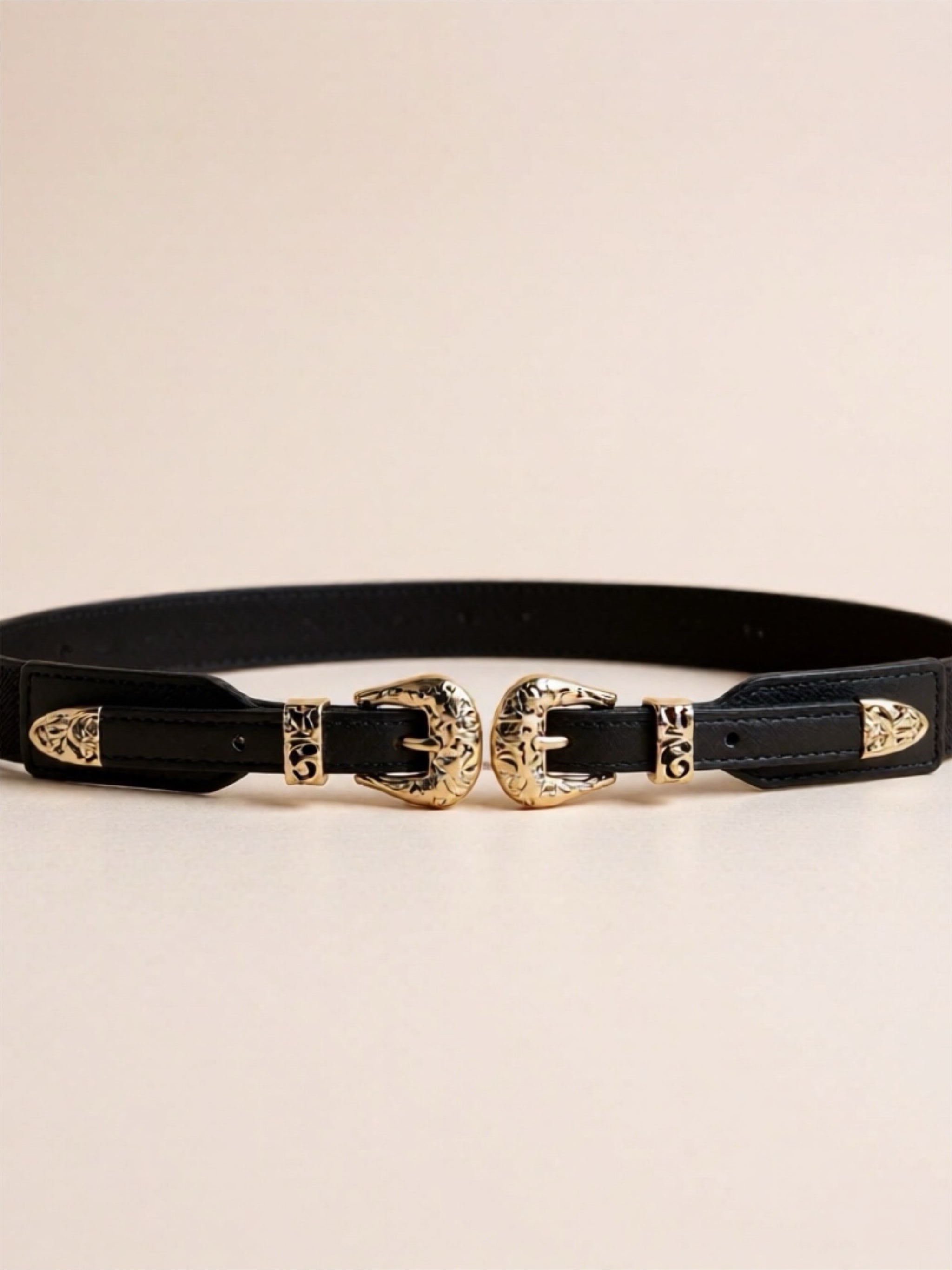 Double Buckle Elastic Belt