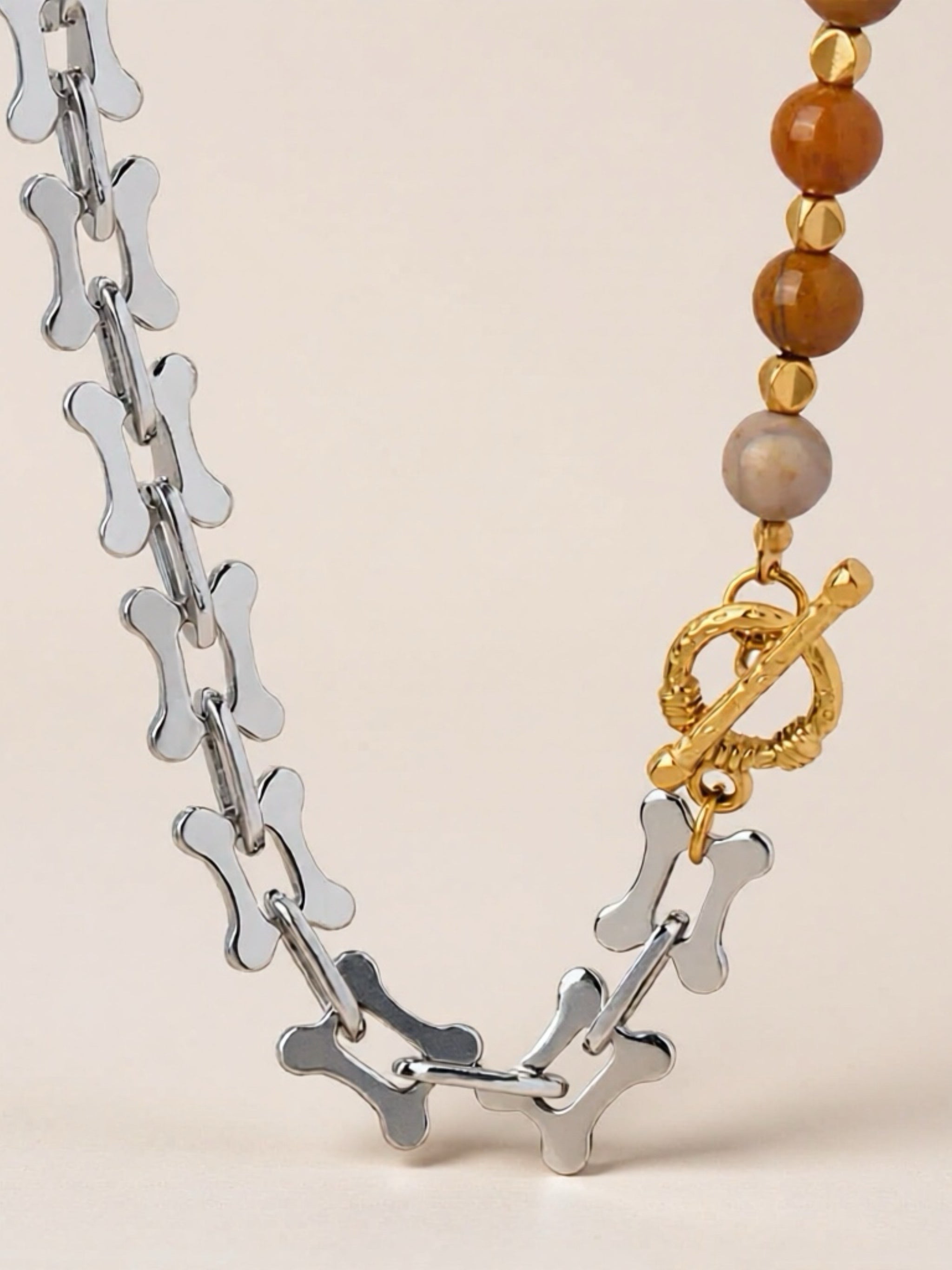 Titanium Steel Stone Necklace