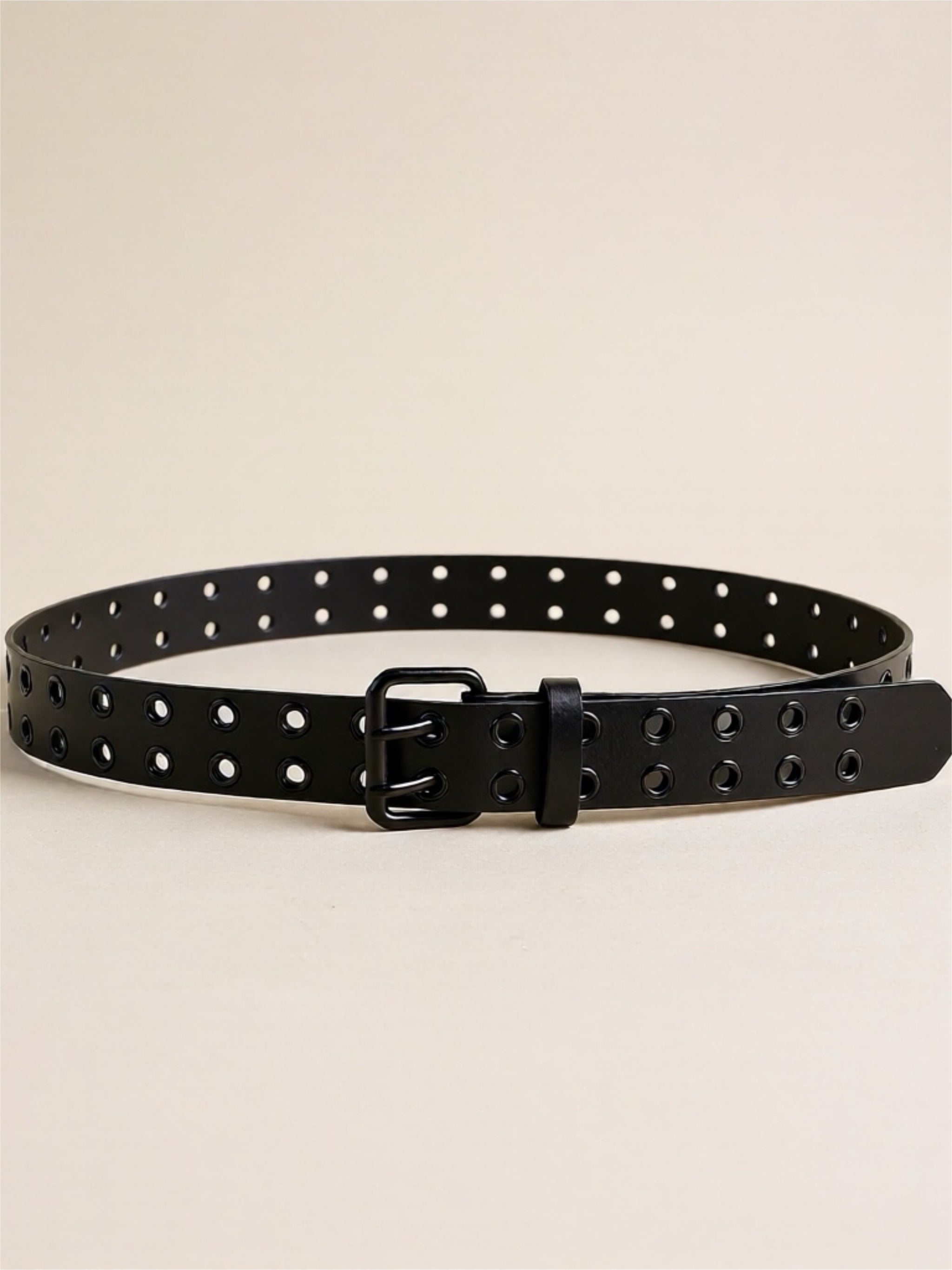 Grommet Vegan Leather Belt