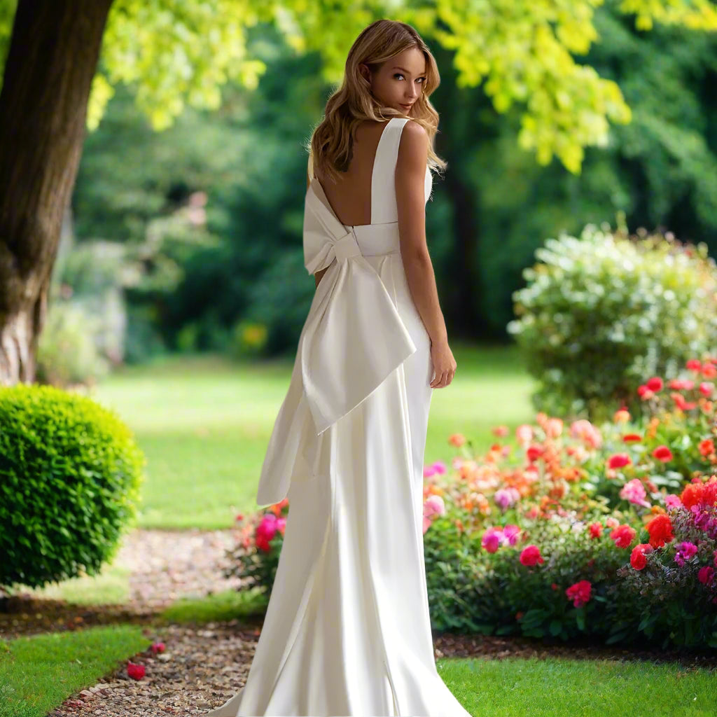 Satin Mermaid Wedding Dress