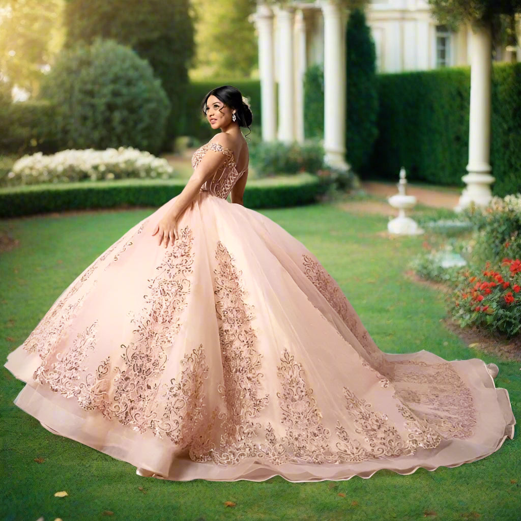 Pink Quinceanera Dress Ball Gown