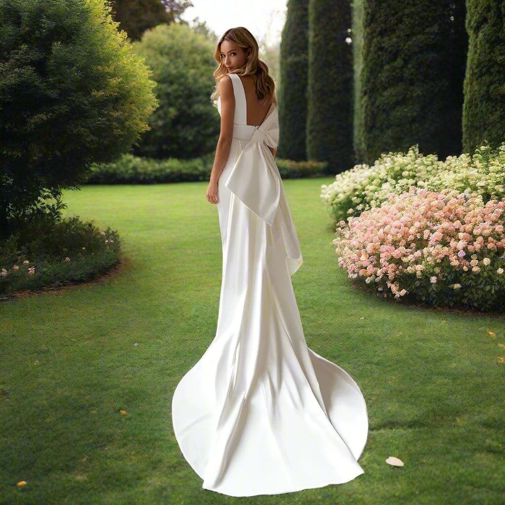 Satin Mermaid Wedding Dress