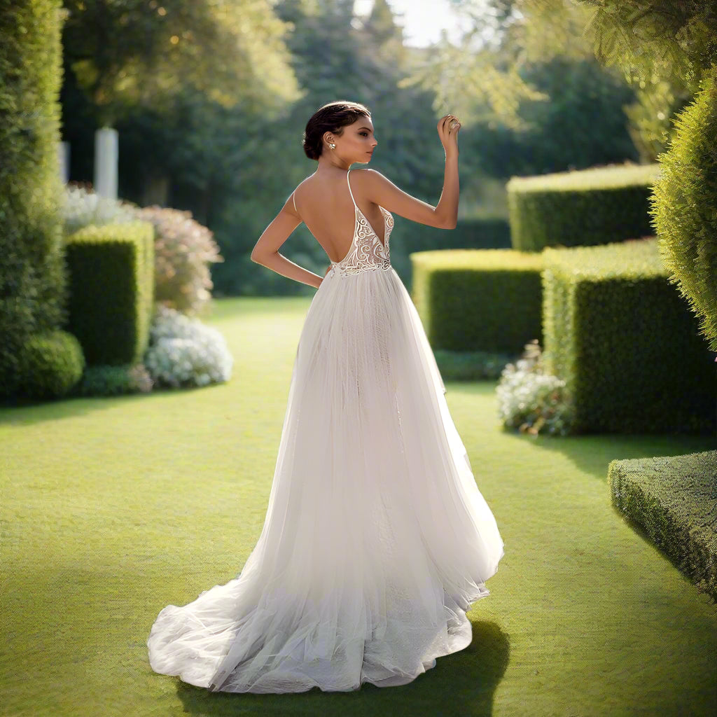 Lace A-Line Bridal Gown