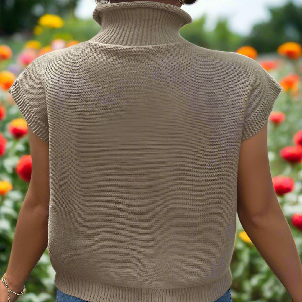 Turtleneck Knit Sweater Top