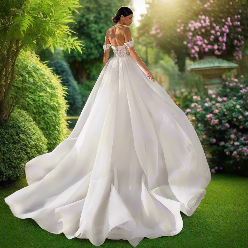 Lace Sweetheart Mermaid Wedding Dress