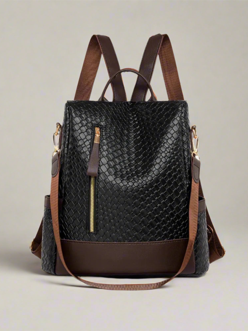 Vegan Leather Backpack Bag
