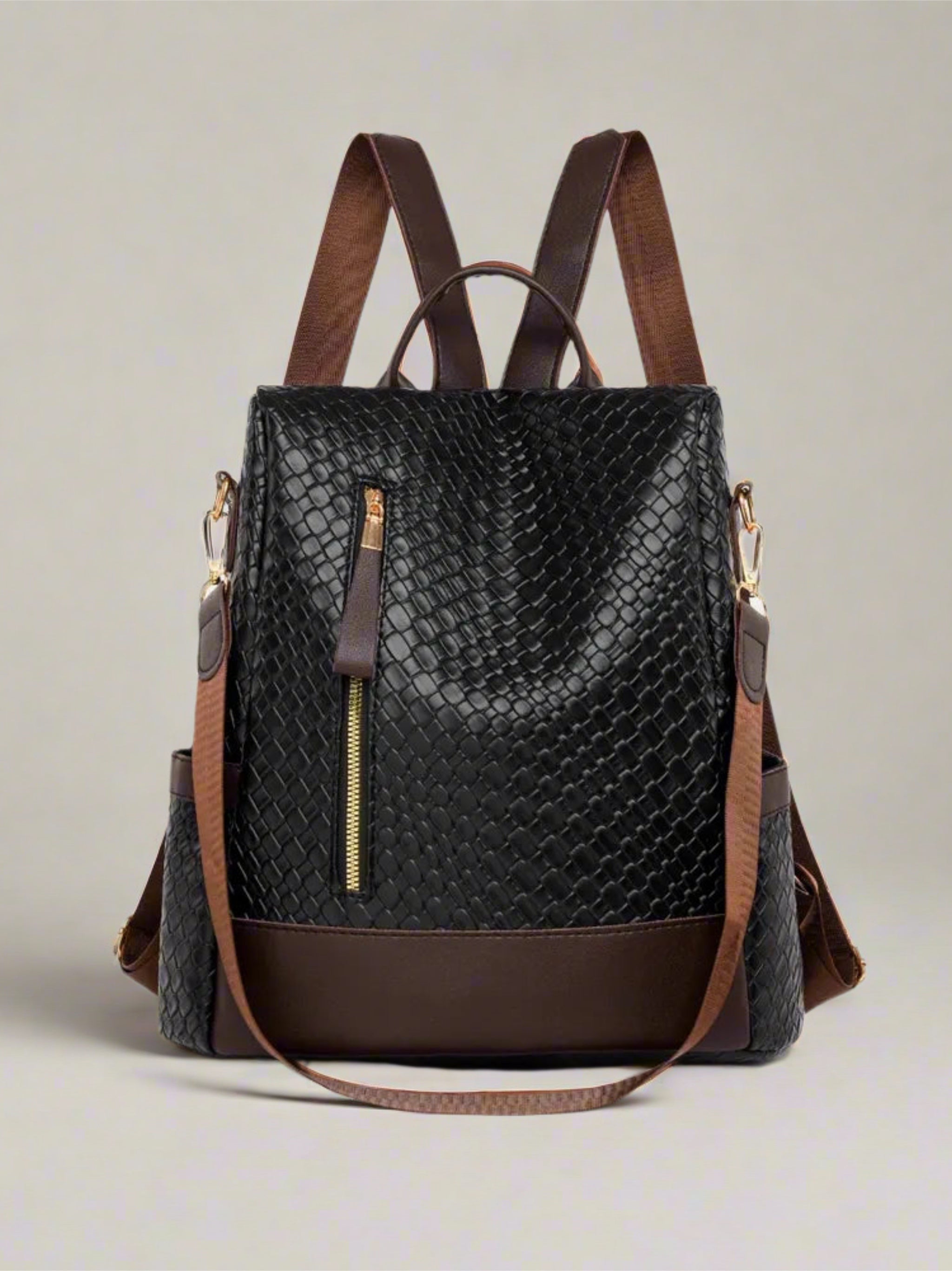 Vegan Leather Backpack Bag