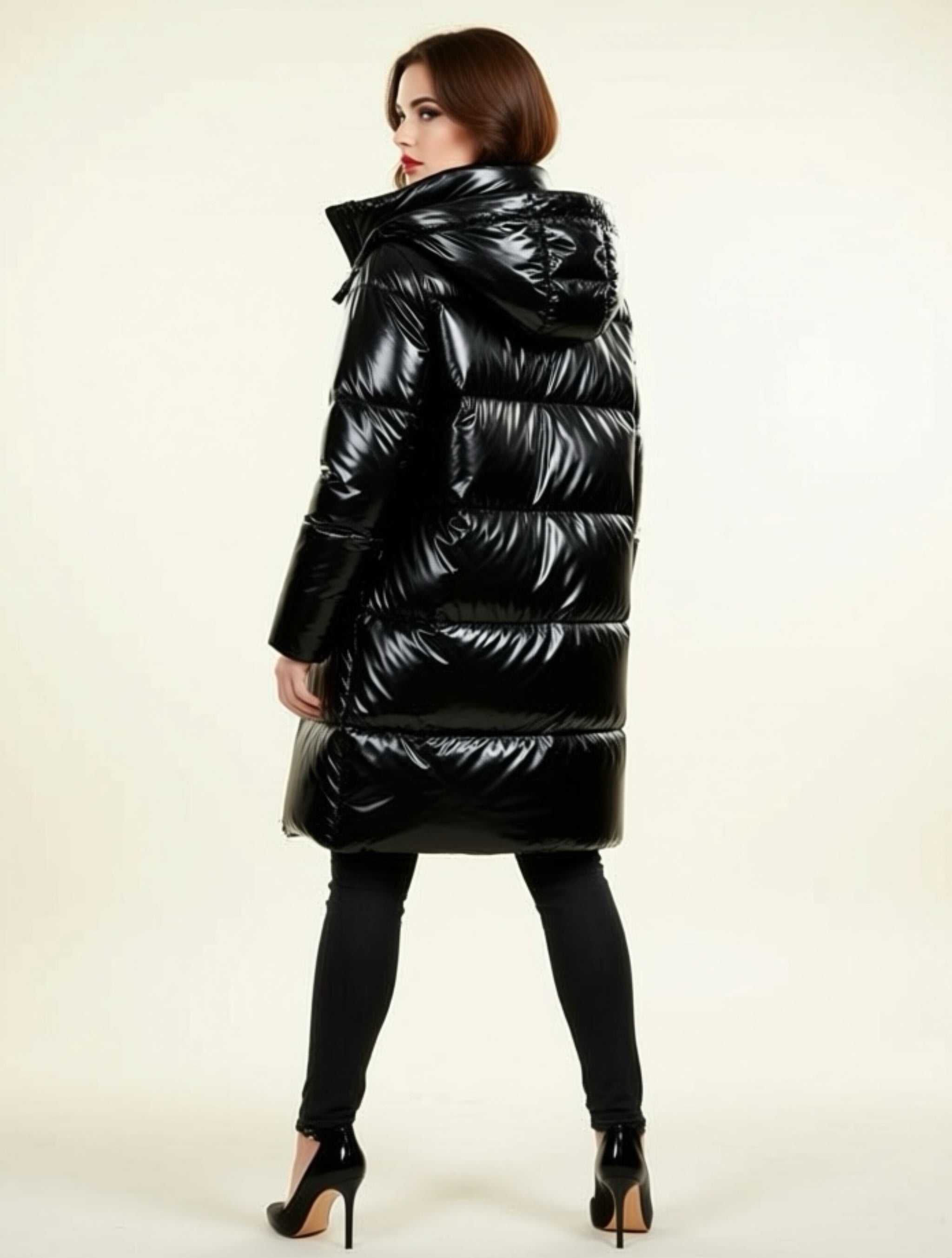 Faux Fur Collar Puffer Jacket