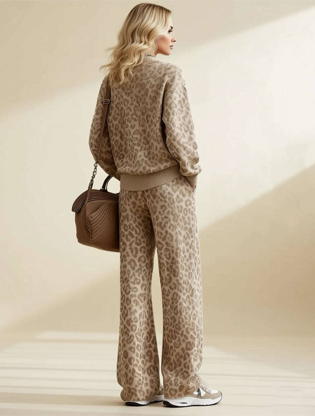 Leopard Print Lounge Set