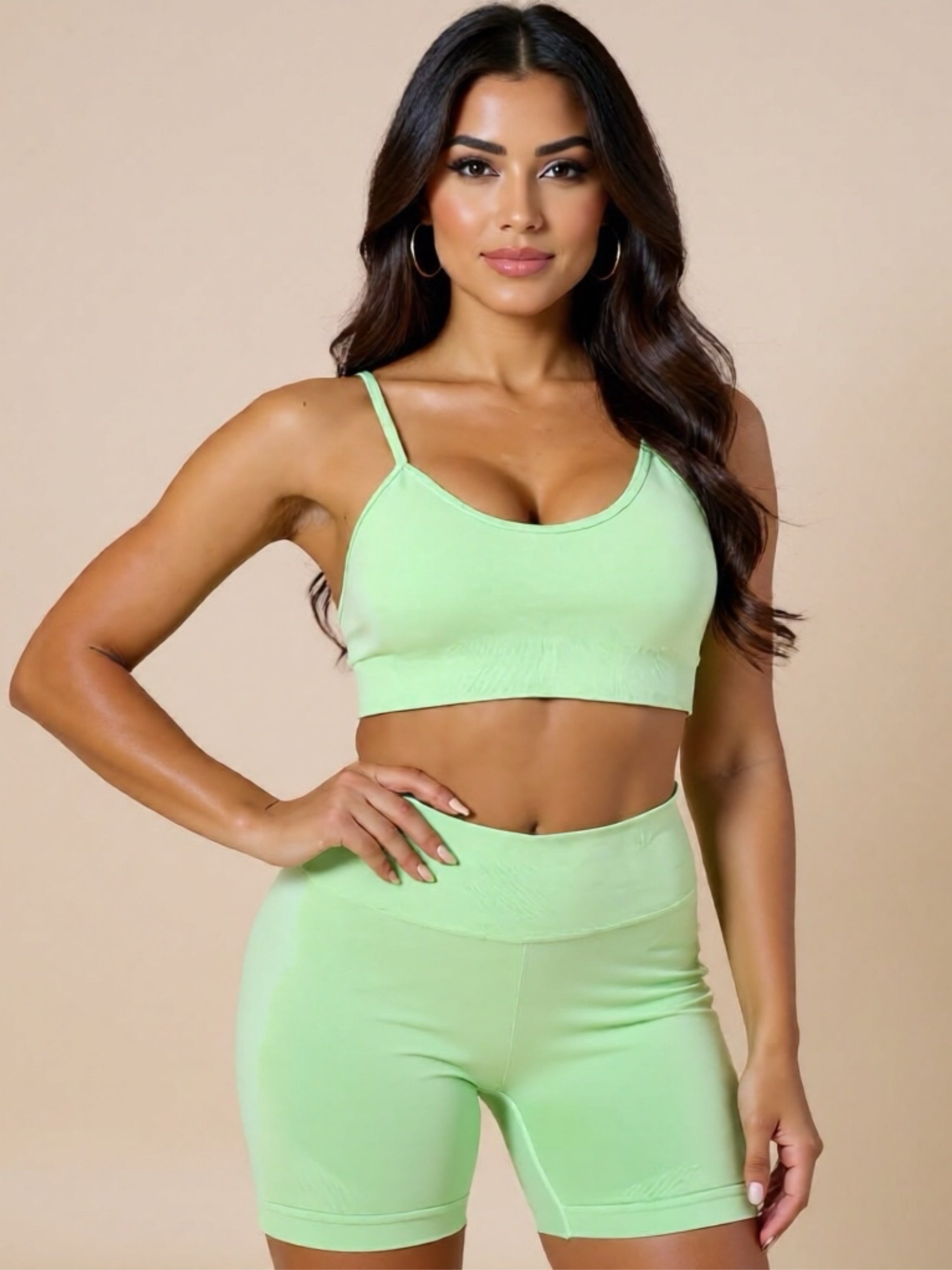 Short & Sports Bra Active Set