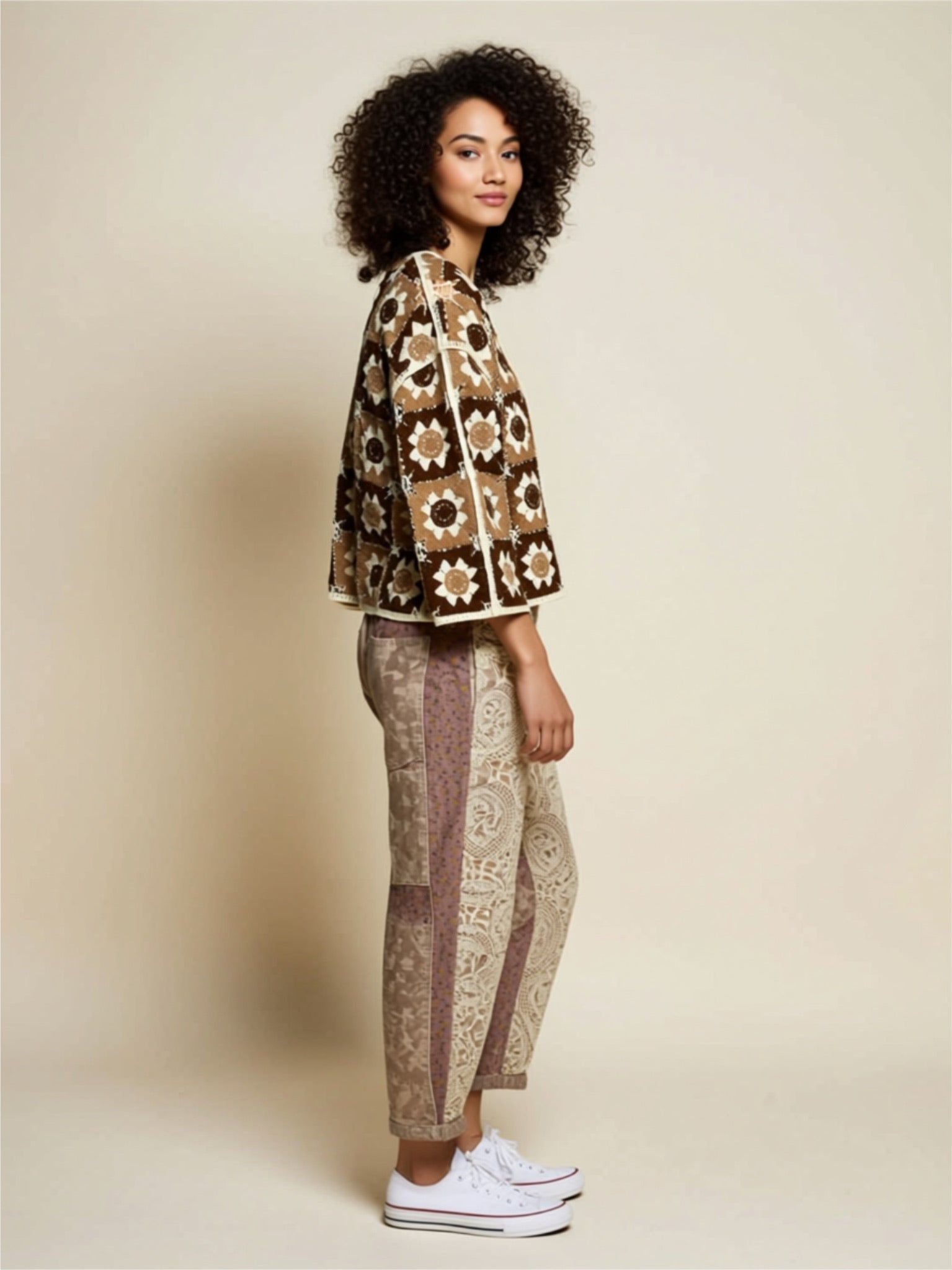 Openwork Crochet Cardigan