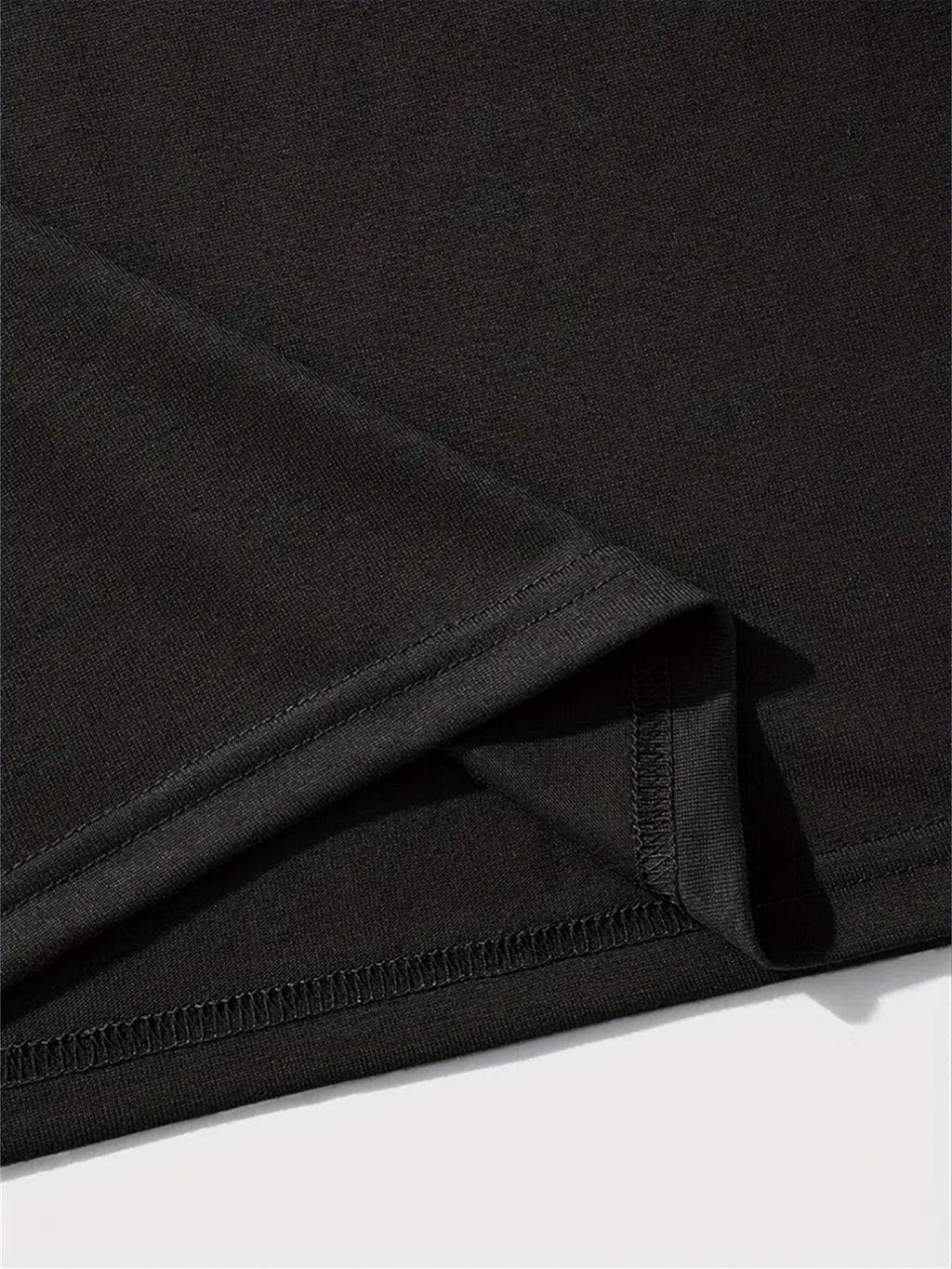 Black Round Neck T-Shirt