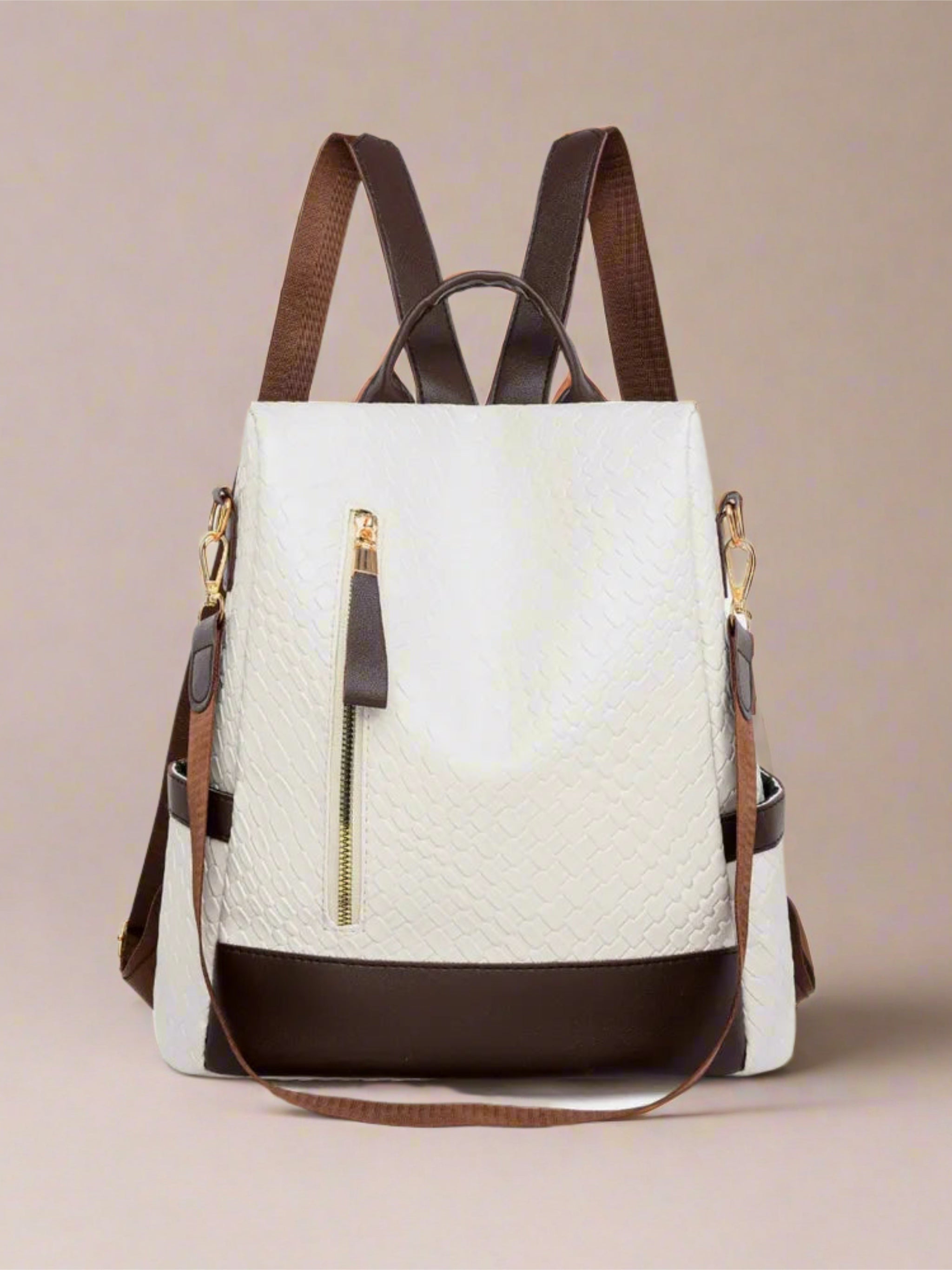 Vegan Leather Backpack Bag