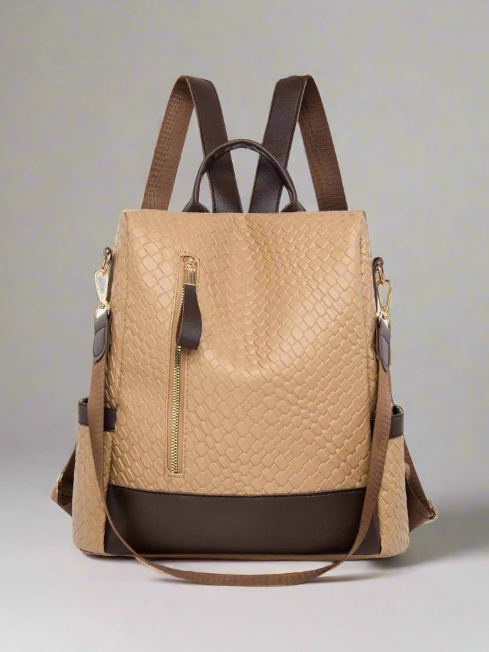Vegan Leather Backpack Bag