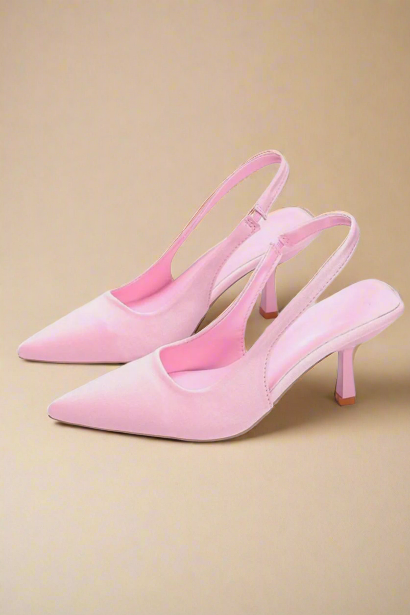 Vegan Leather Point Toe Pumps