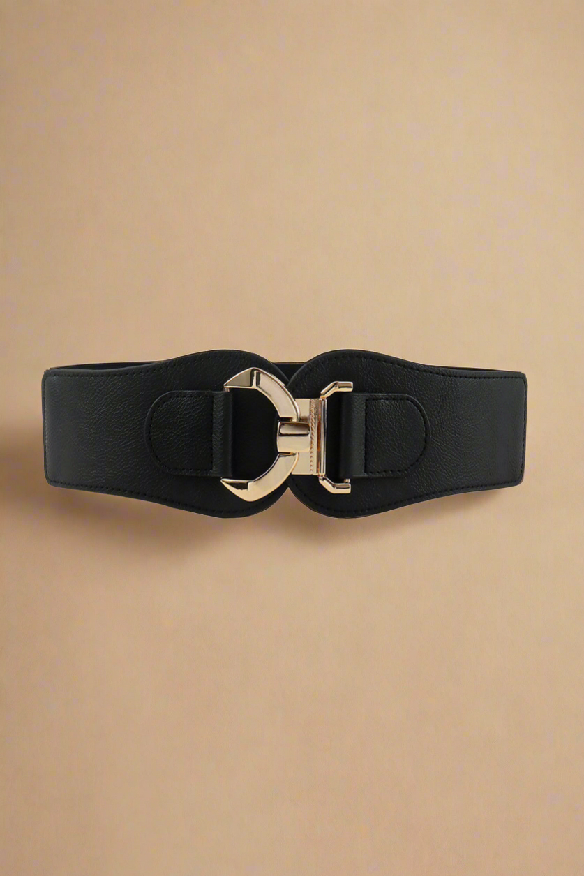 Alloy Buckle Elastic Belt