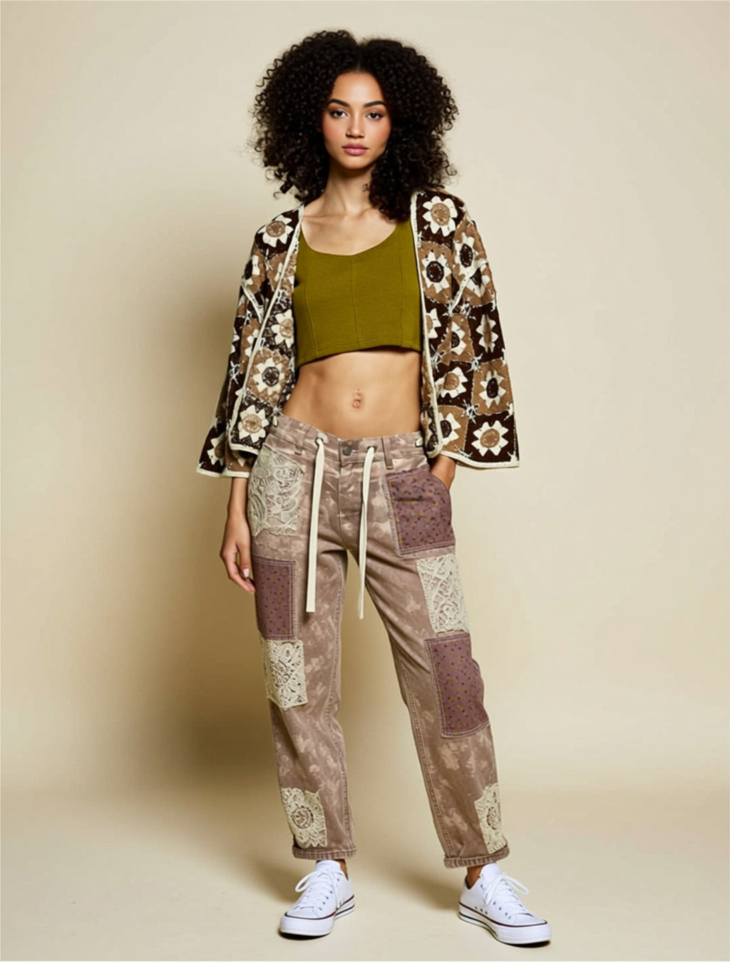 Openwork Crochet Cardigan