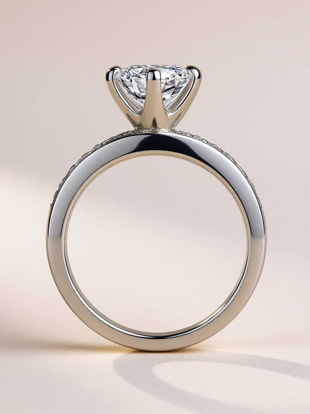 S925 Platinum‑Plated 3‑Piece Bridal Set
