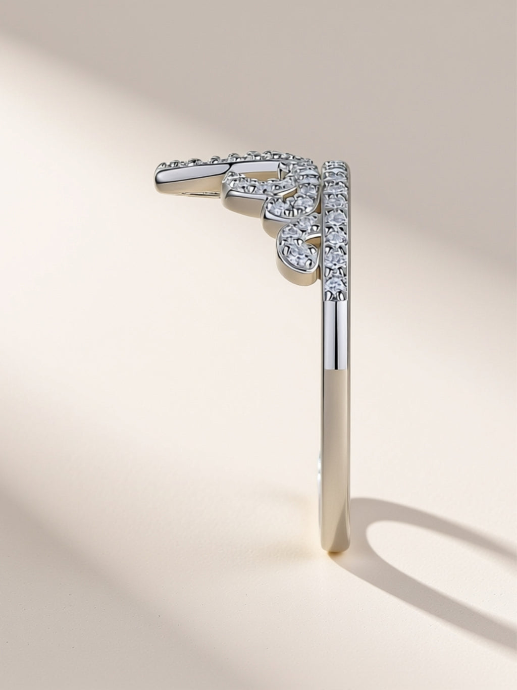 S925 Tiara Moissanite Ring