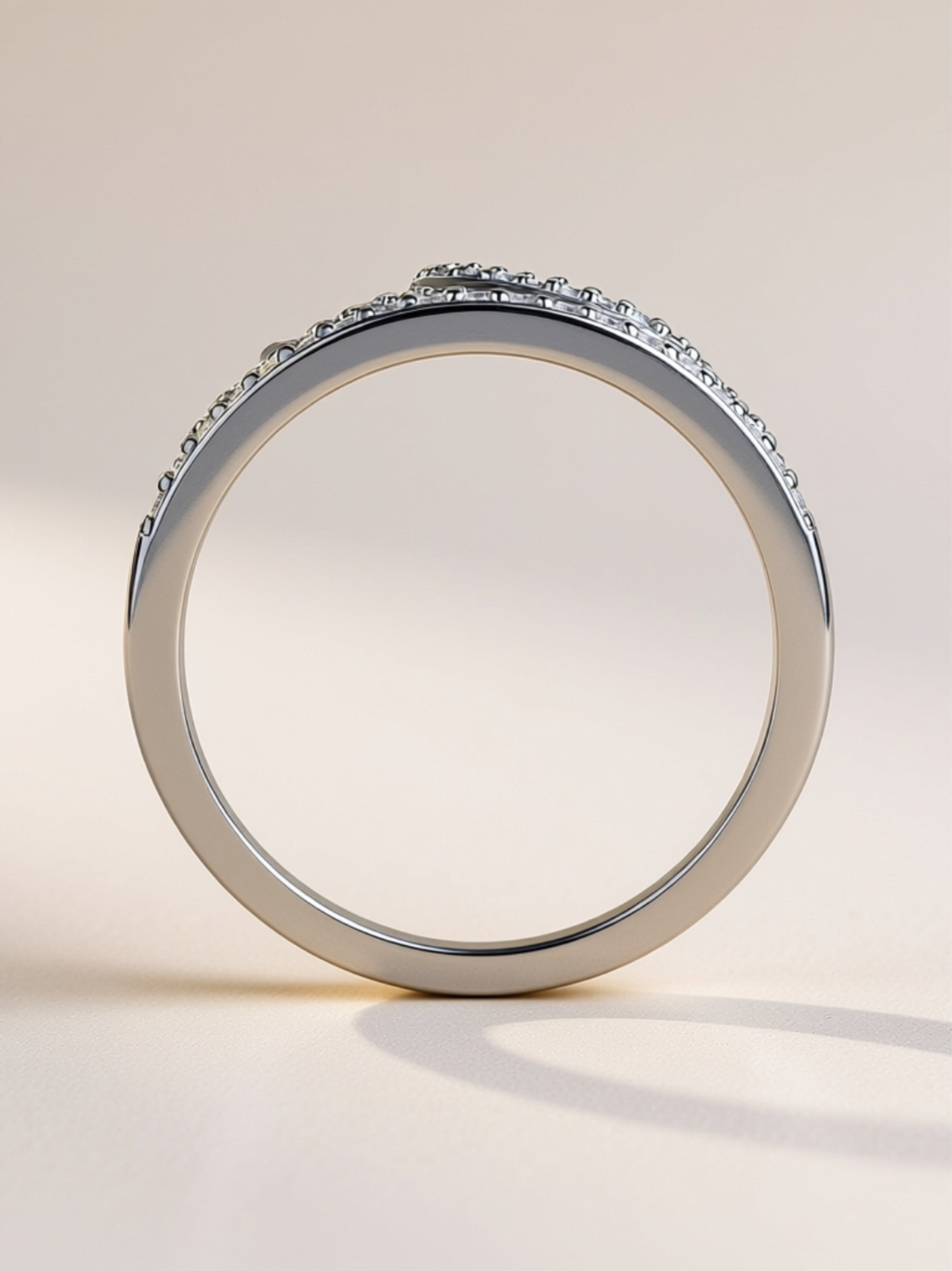 S925 Tiara Moissanite Ring
