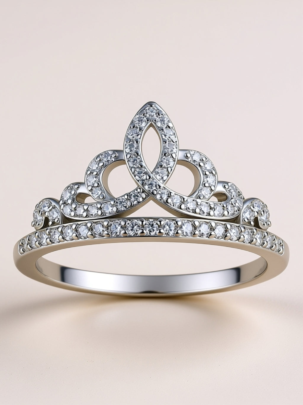 S925 Tiara Moissanite Ring