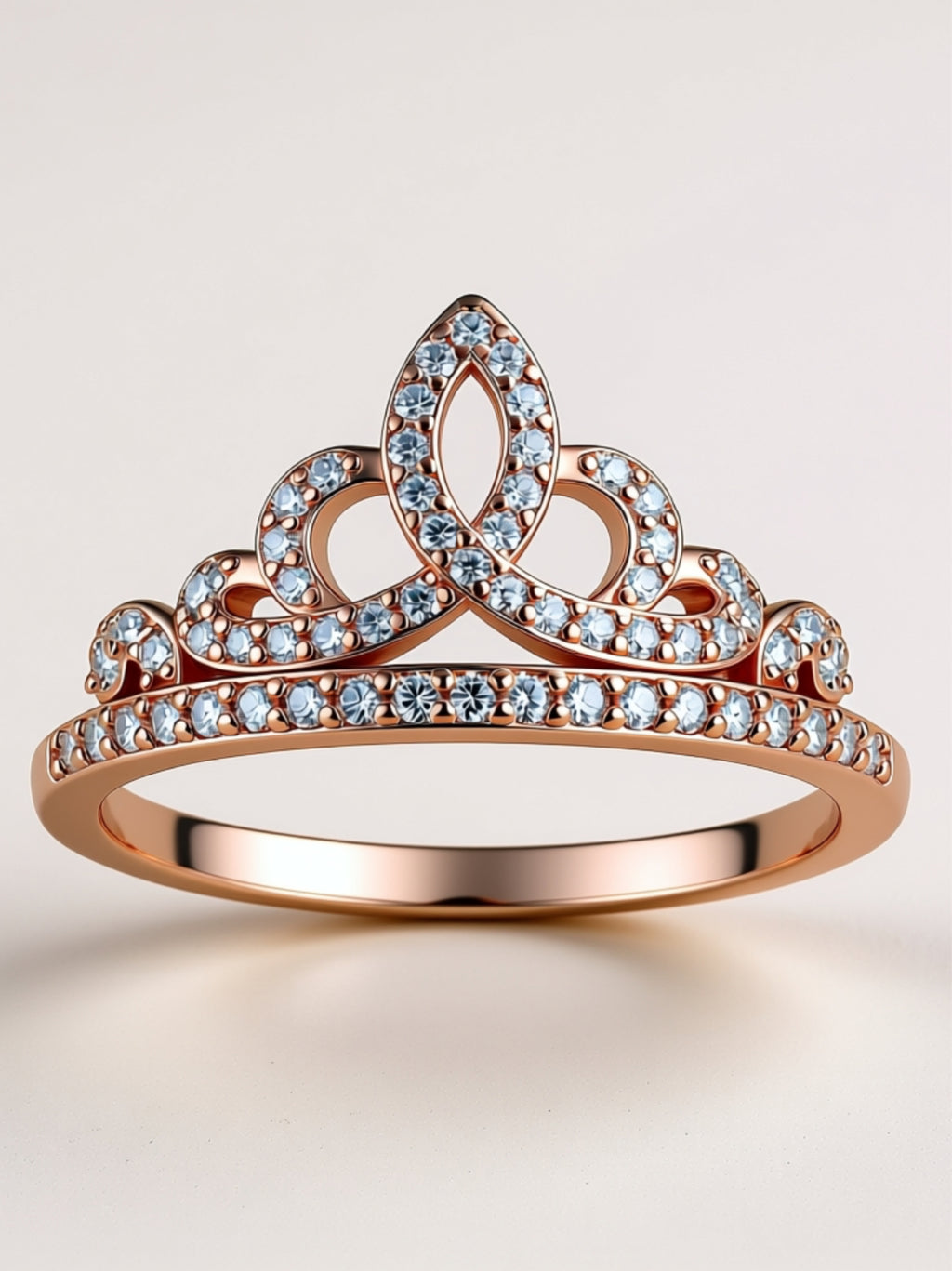 S925 Tiara Moissanite Ring