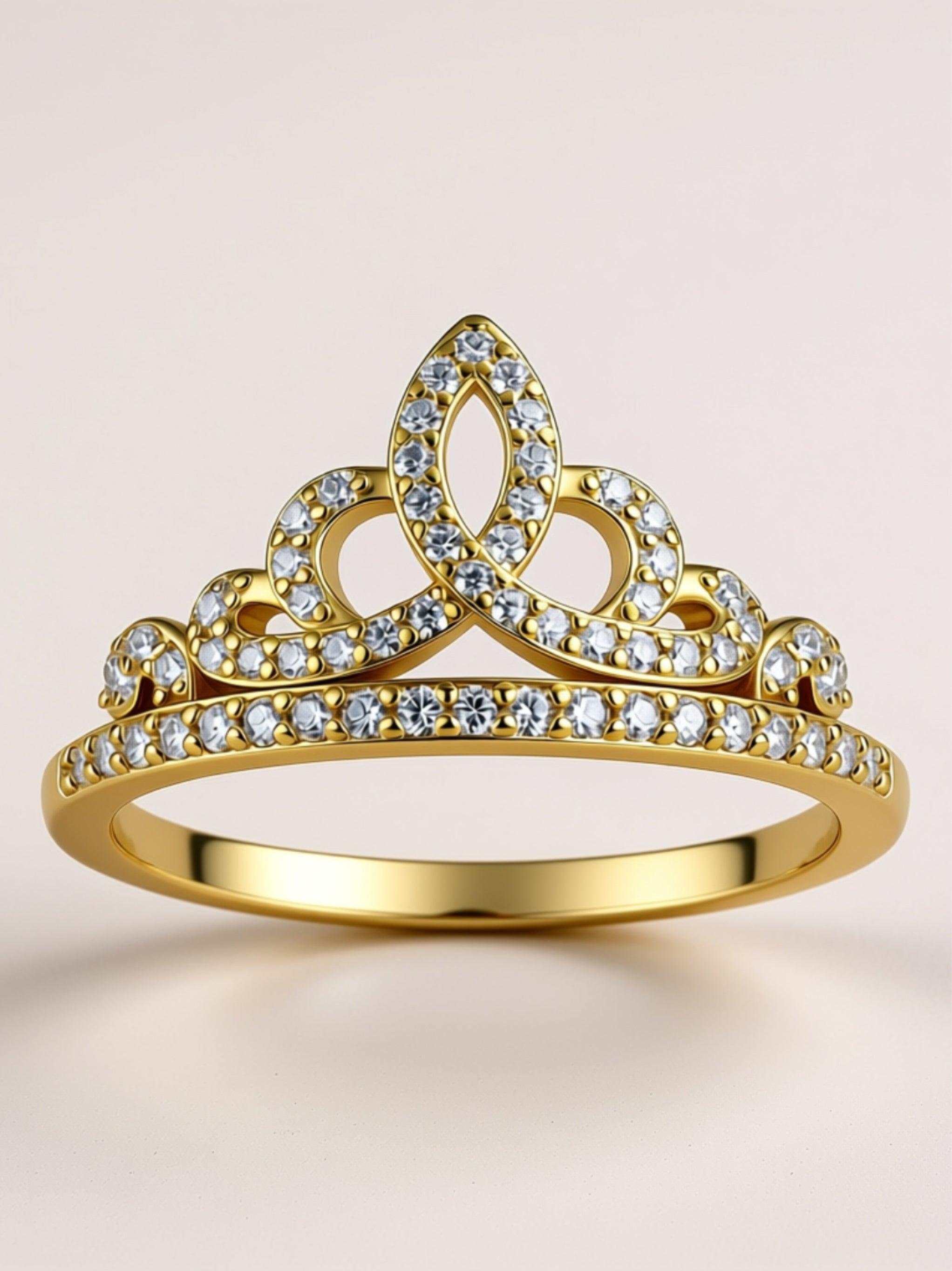 S925 Tiara Moissanite Ring