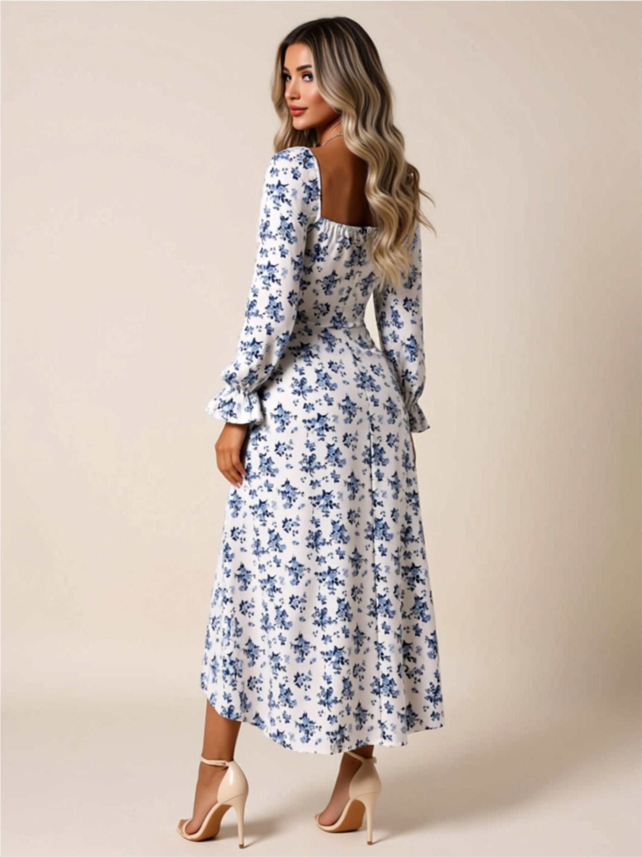 Floral Smocked Maxi Dress