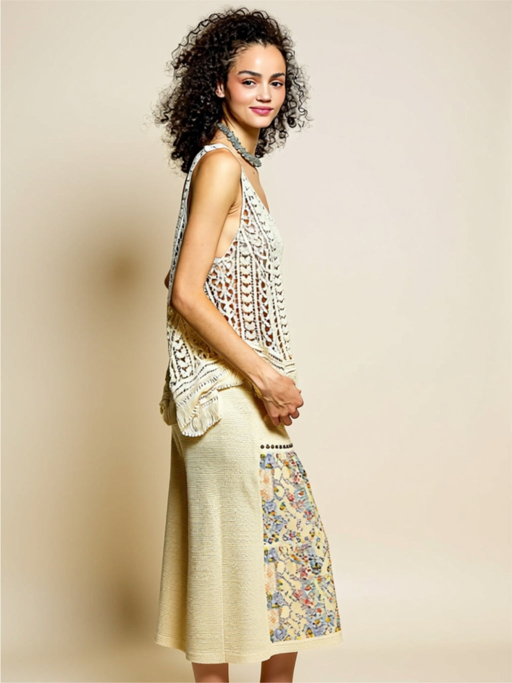 Handcrafted Crochet Lace Tank Top