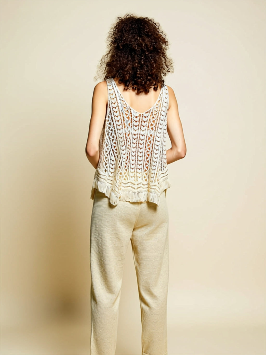 Handcrafted Crochet Lace Tank Top