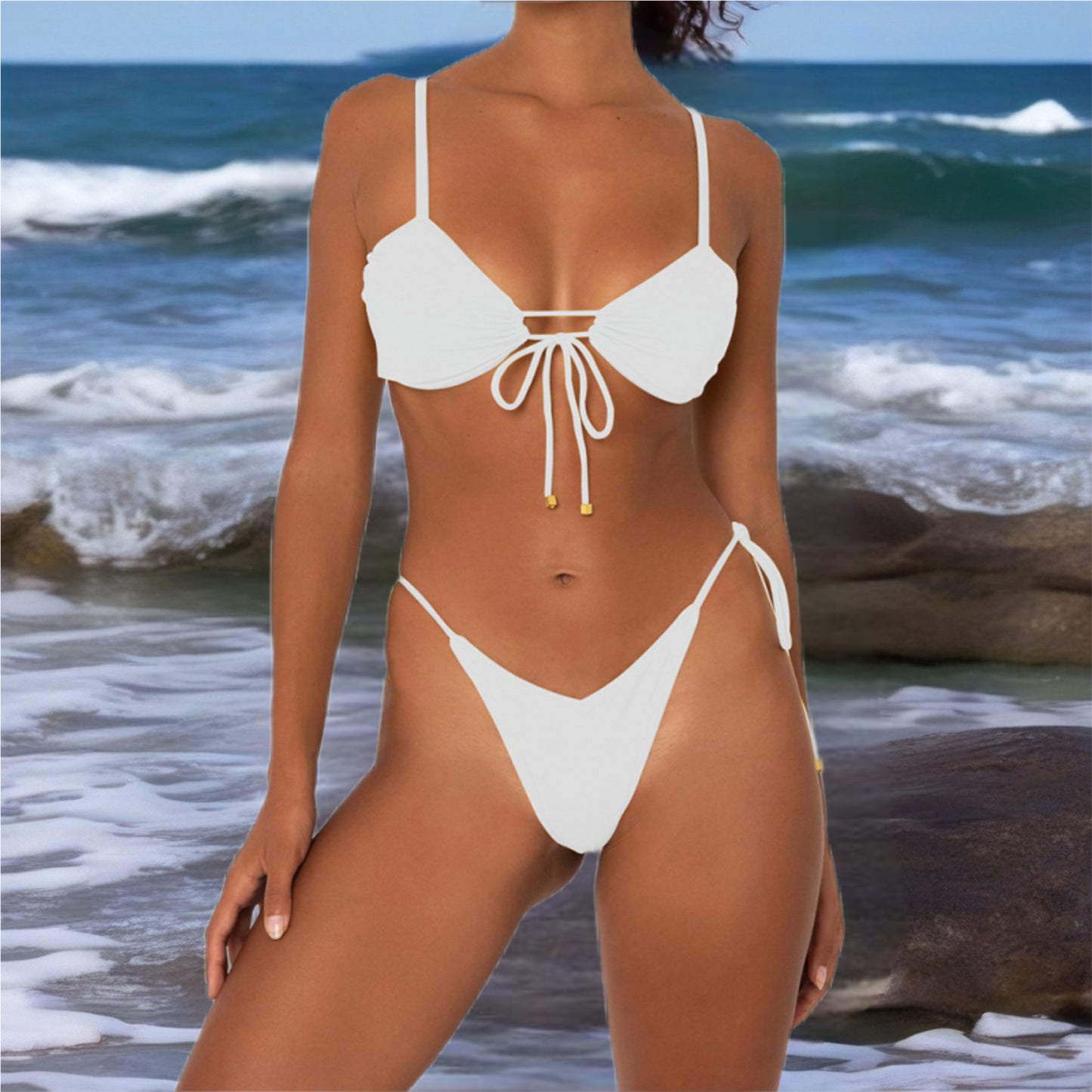 Strappy Bikini Set